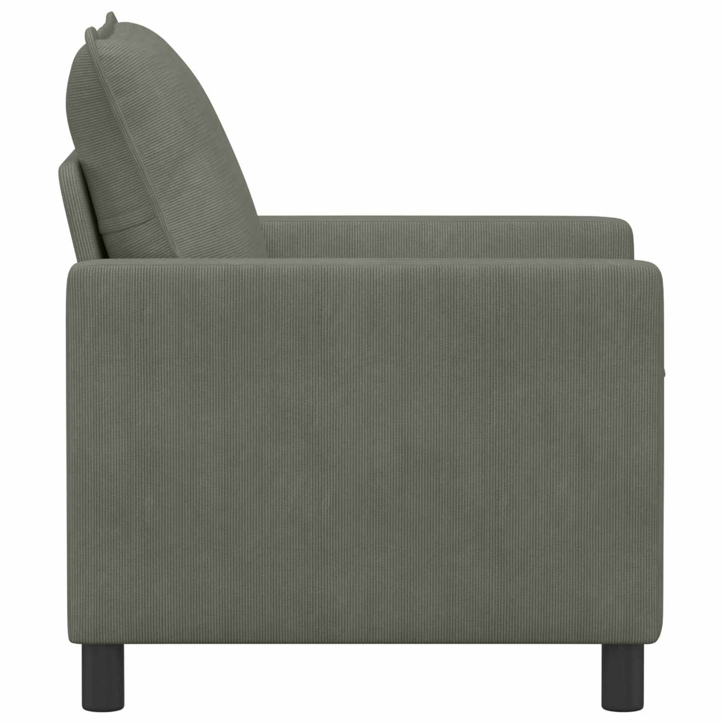 vidaXL Καναπές Ανοιχτό γκρι 76 x 81 x 87,5 εκ Ύφασμα
