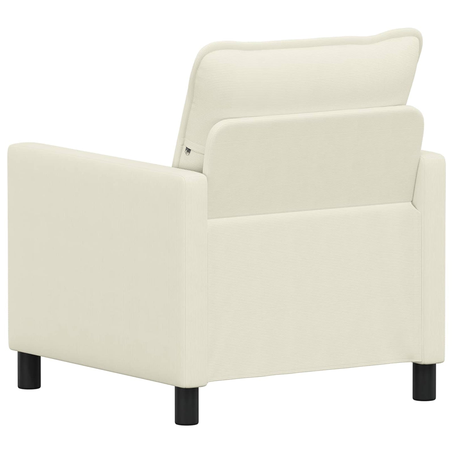 vidaXL Καναπές Κρεμ 76 x 81 x 87,5 εκ Ύφασμα