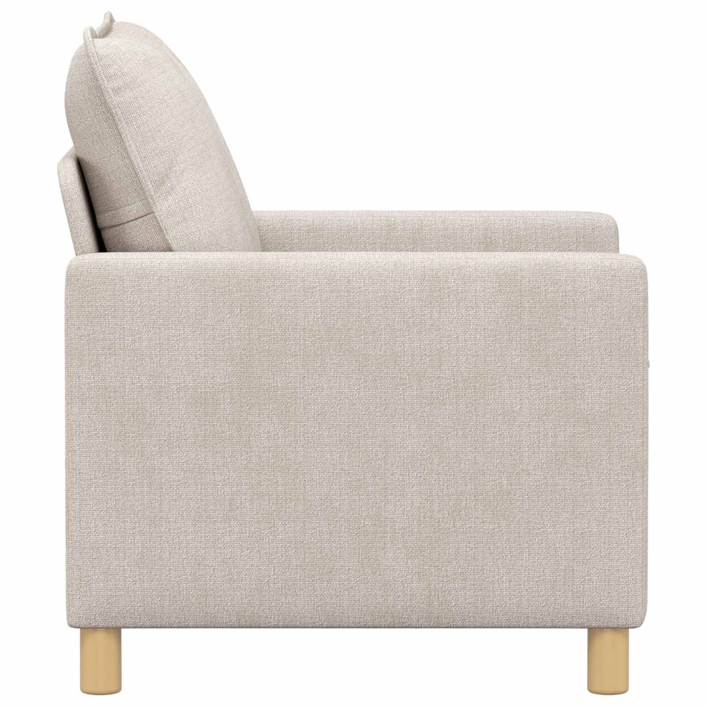 vidaXL Καναπές Κρεμ 76 x 81 x 87,5 εκ Πολυεστέρας