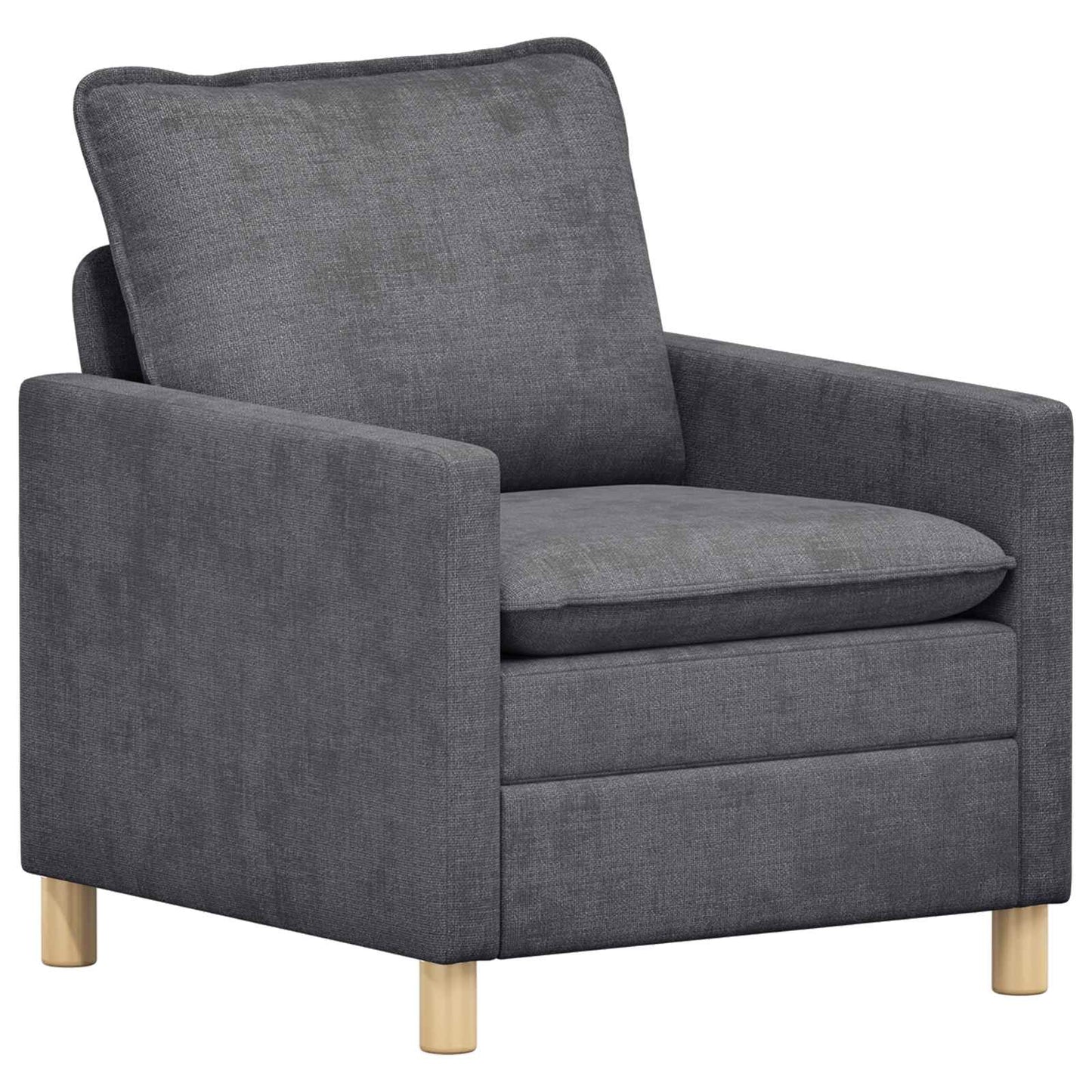 vidaXL Καναπές Σκούρο Γκρι 76 x 81 x 87,5 εκ Πολυεστέρας