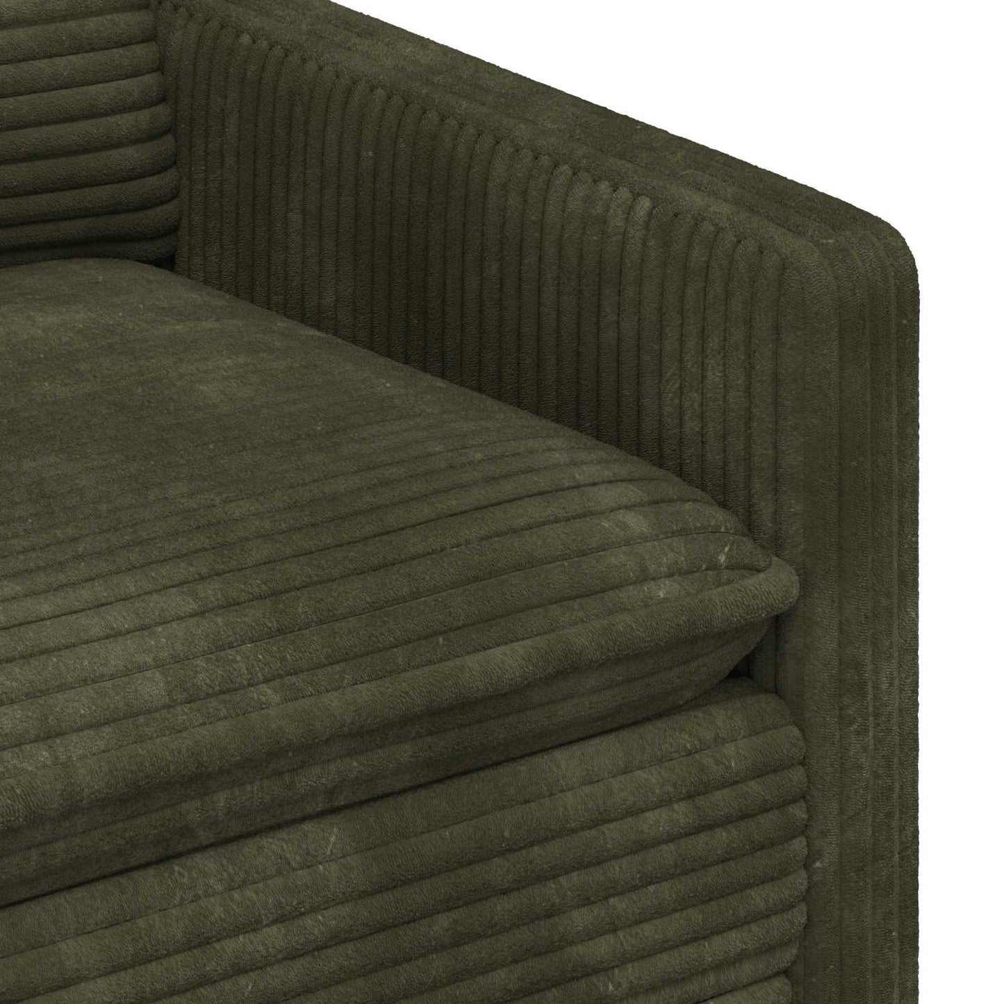 vidaXL Καναπές Πράσινο 76 x 81 x 87,5 εκ Πολυεστέρας