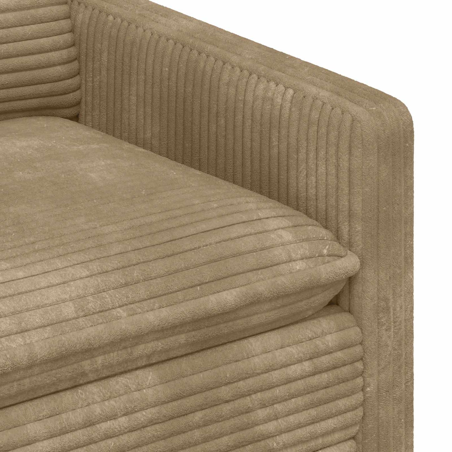 vidaXL Καναπές Taupe 76 x 81 x 87,5 εκ Πολυεστέρας