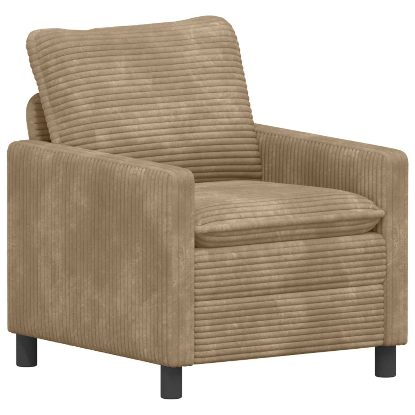 vidaXL Καναπές Taupe 76 x 81 x 87,5 εκ Πολυεστέρας