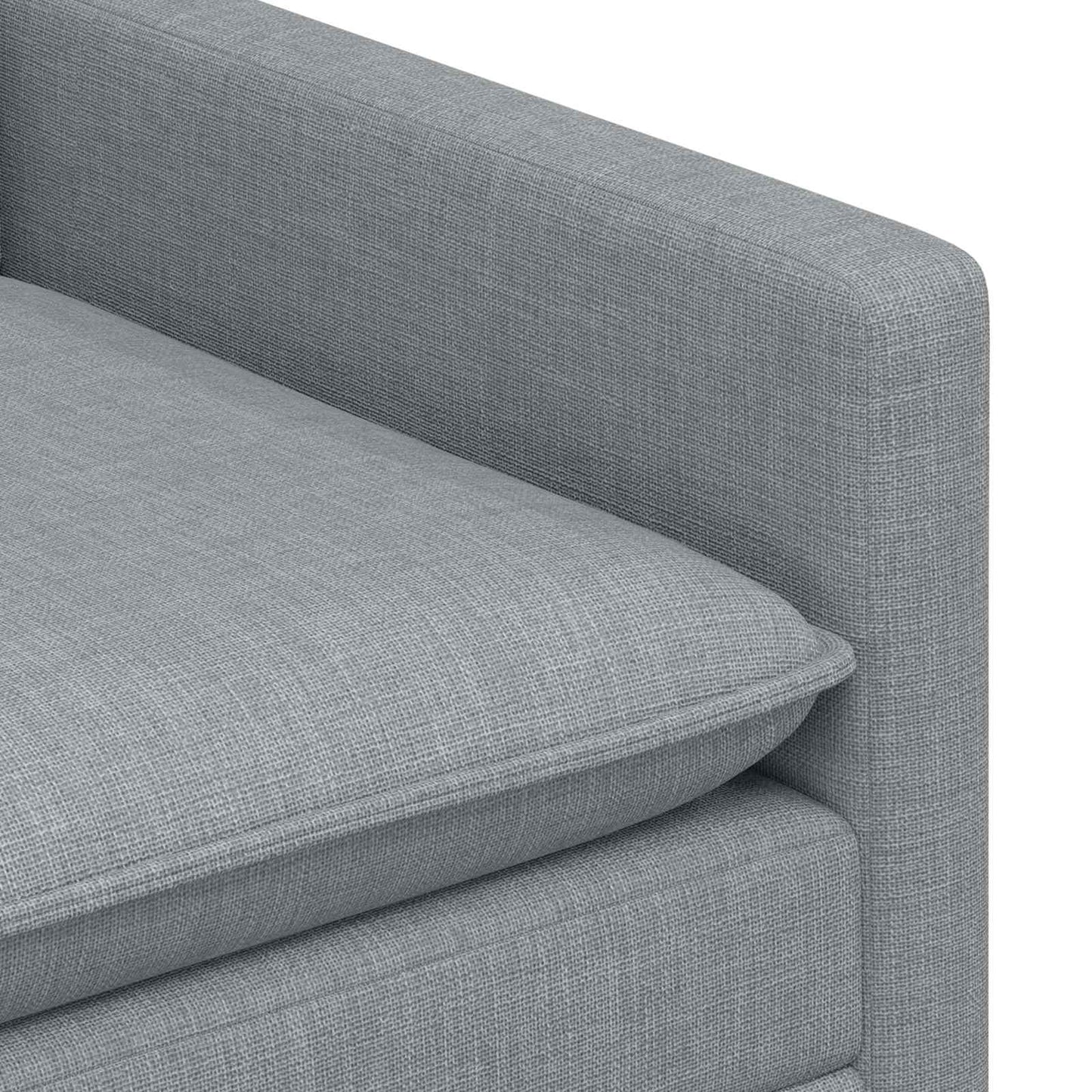 vidaXL Καναπές Ανοιχτό γκρι 126 x 81 x 87,5 εκ