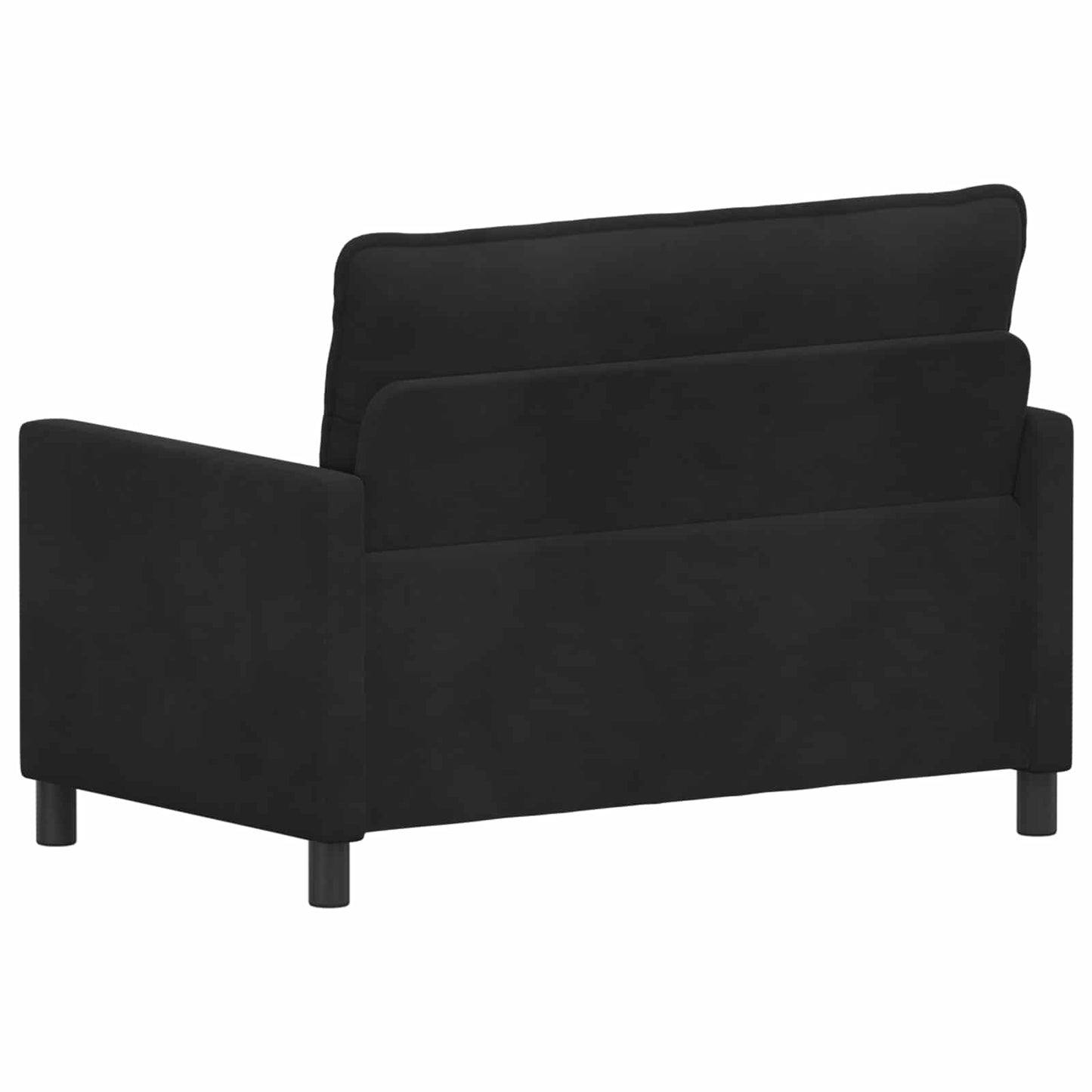 vidaXL Καναπές Μαύρο 126 x 81 x 87,5 εκ Βελούδο