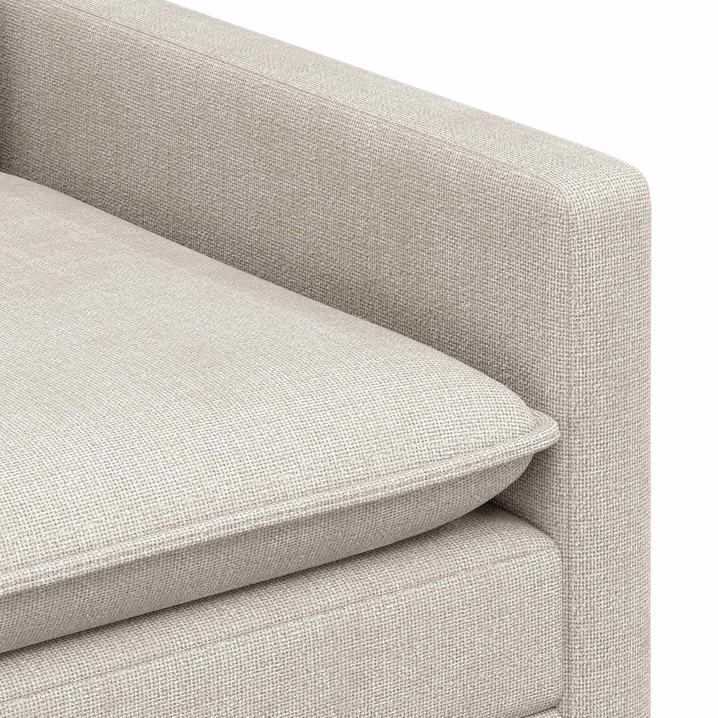 vidaXL Καναπές Κρεμ 126 x 81 x 87,5 εκ Πολυεστέρας