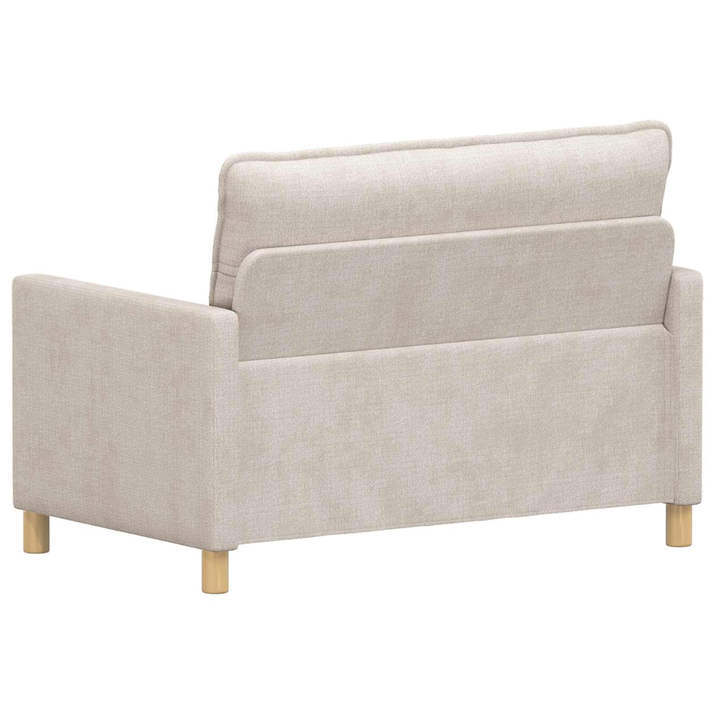 vidaXL Καναπές Κρεμ 126 x 81 x 87,5 εκ Πολυεστέρας
