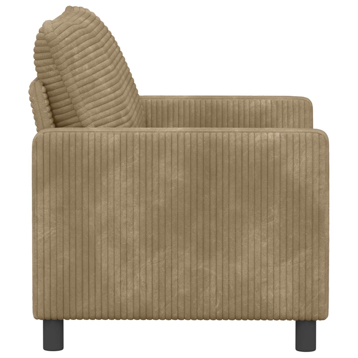 vidaXL Καναπές Taupe 126 x 81 x 87,5 εκ Πολυεστέρας