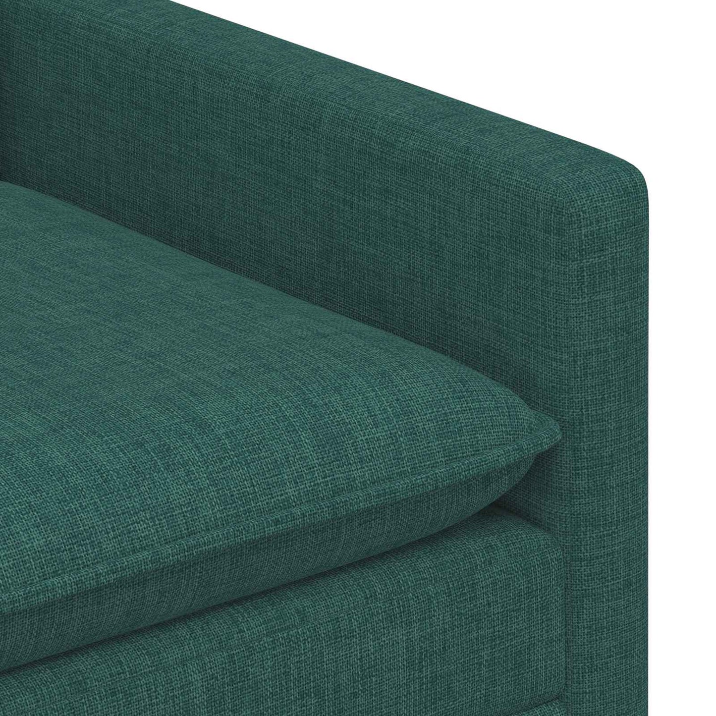 vidaXL Καναπές Σκούρο Πράσινο 156 x 81 x 87,5 εκ Ύφασμα