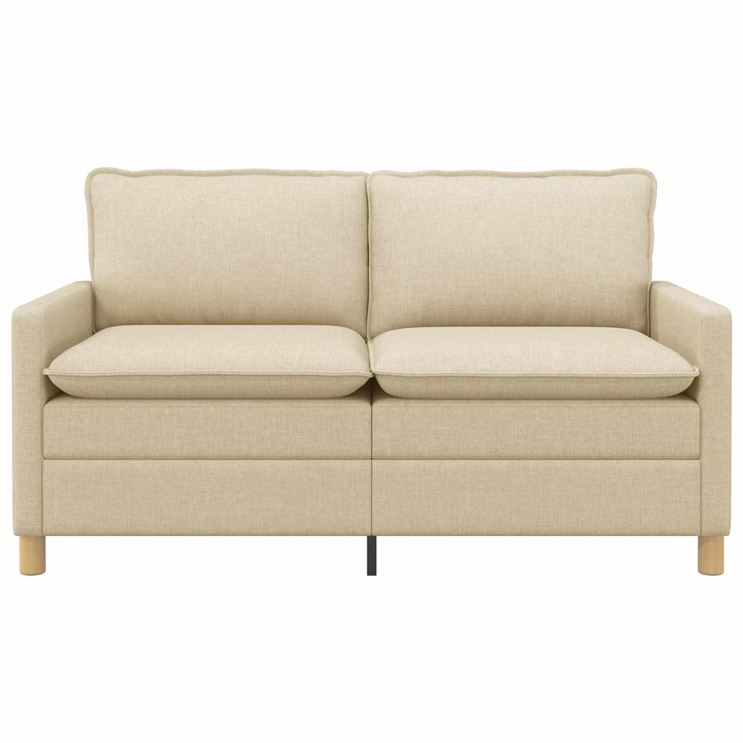 vidaXL Καναπές Κρεμ 156 x 81 x 87,5 εκ Ύφασμα