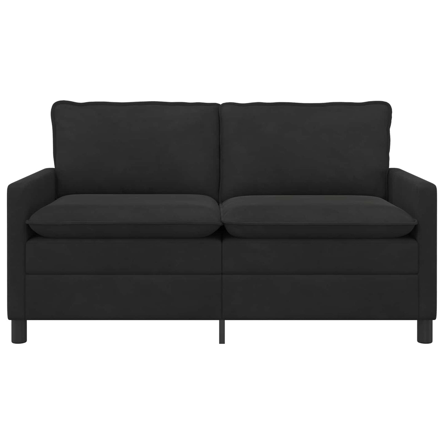 vidaXL Καναπές Μαύρο 156 x 81 x 87,5 εκ Βελούδο