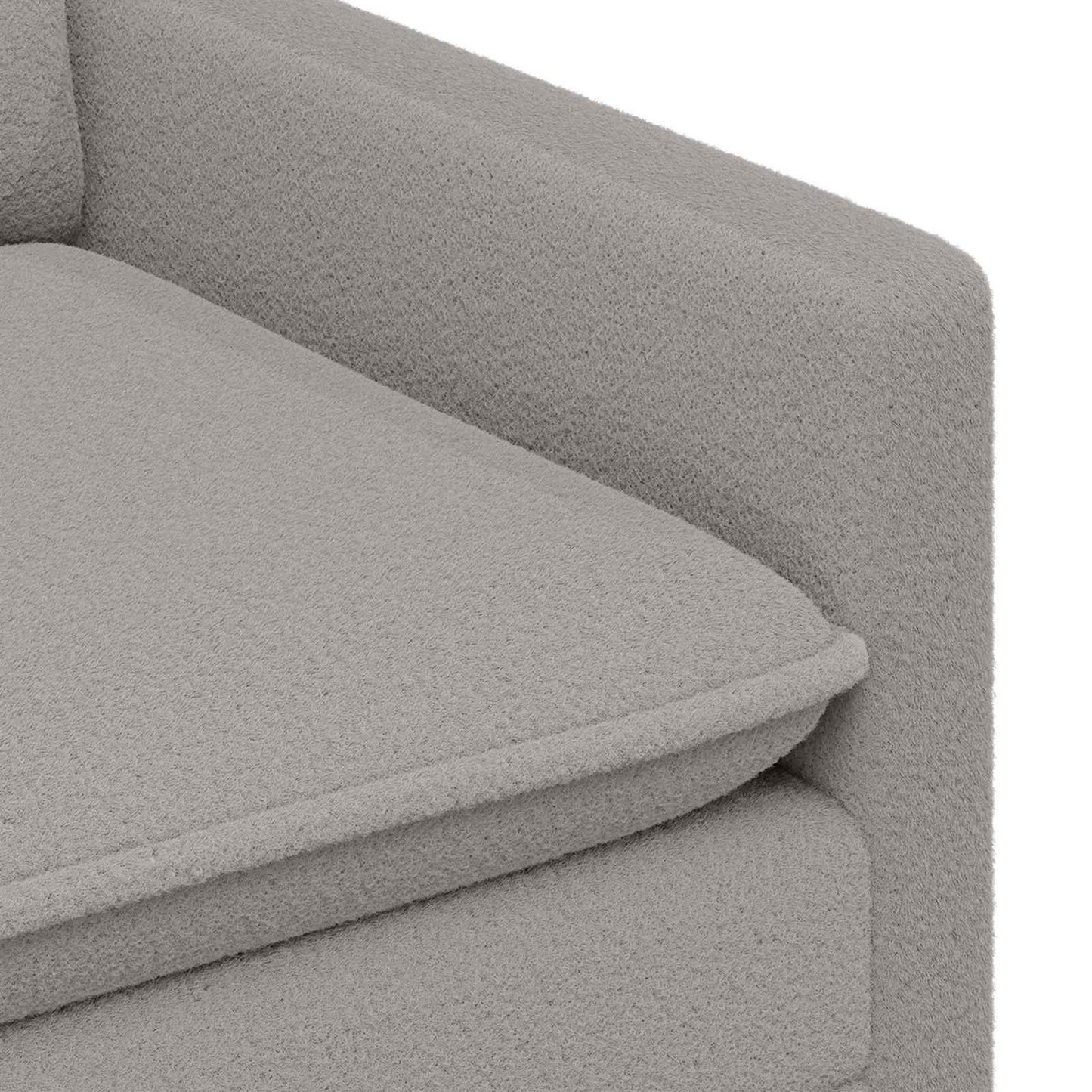 vidaXL Καναπές Ανοιχτό γκρι 156 x 81 x 87,5 εκ Ύφασμα