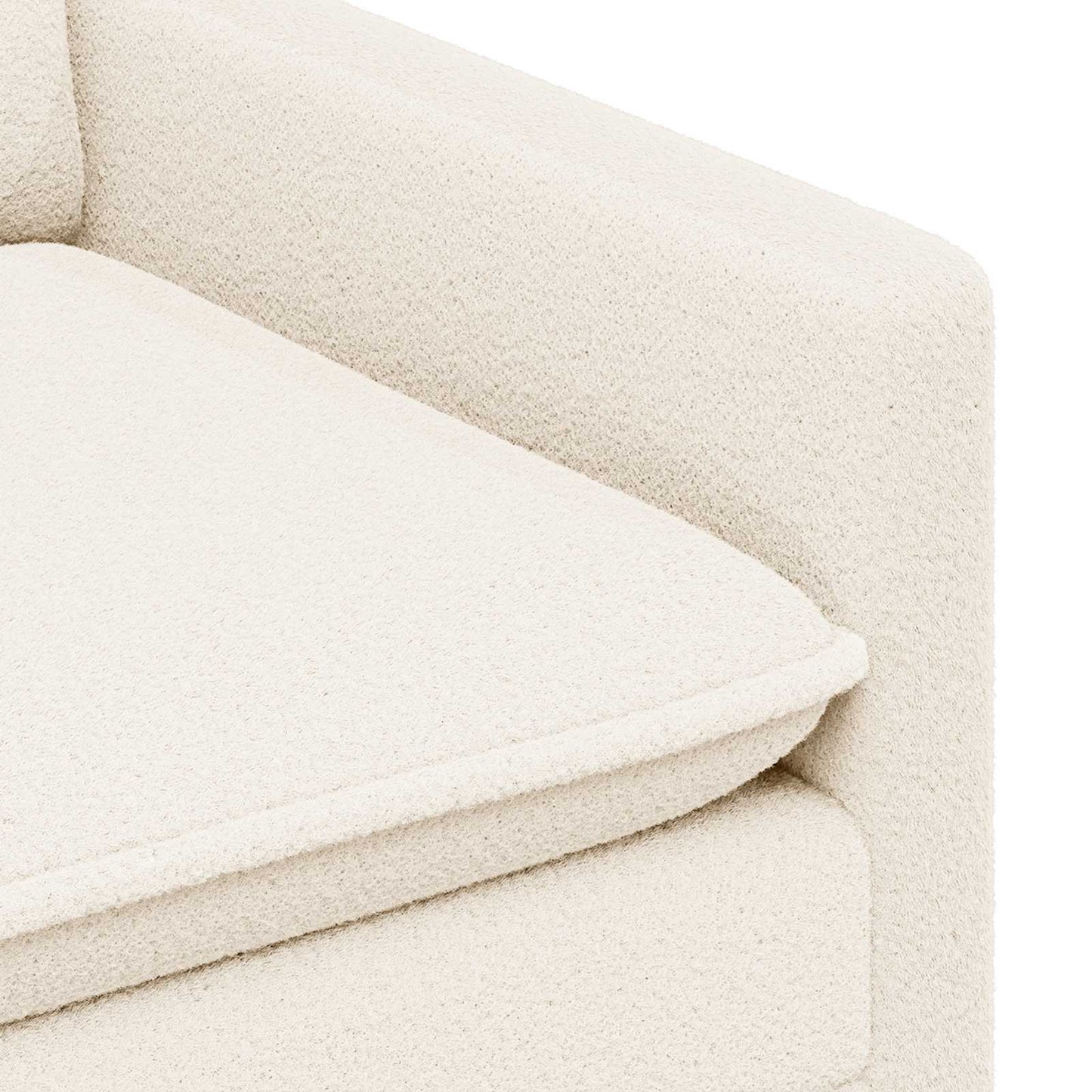vidaXL Καναπές Κρεμ 156 x 81 x 87,5 εκ Ύφασμα