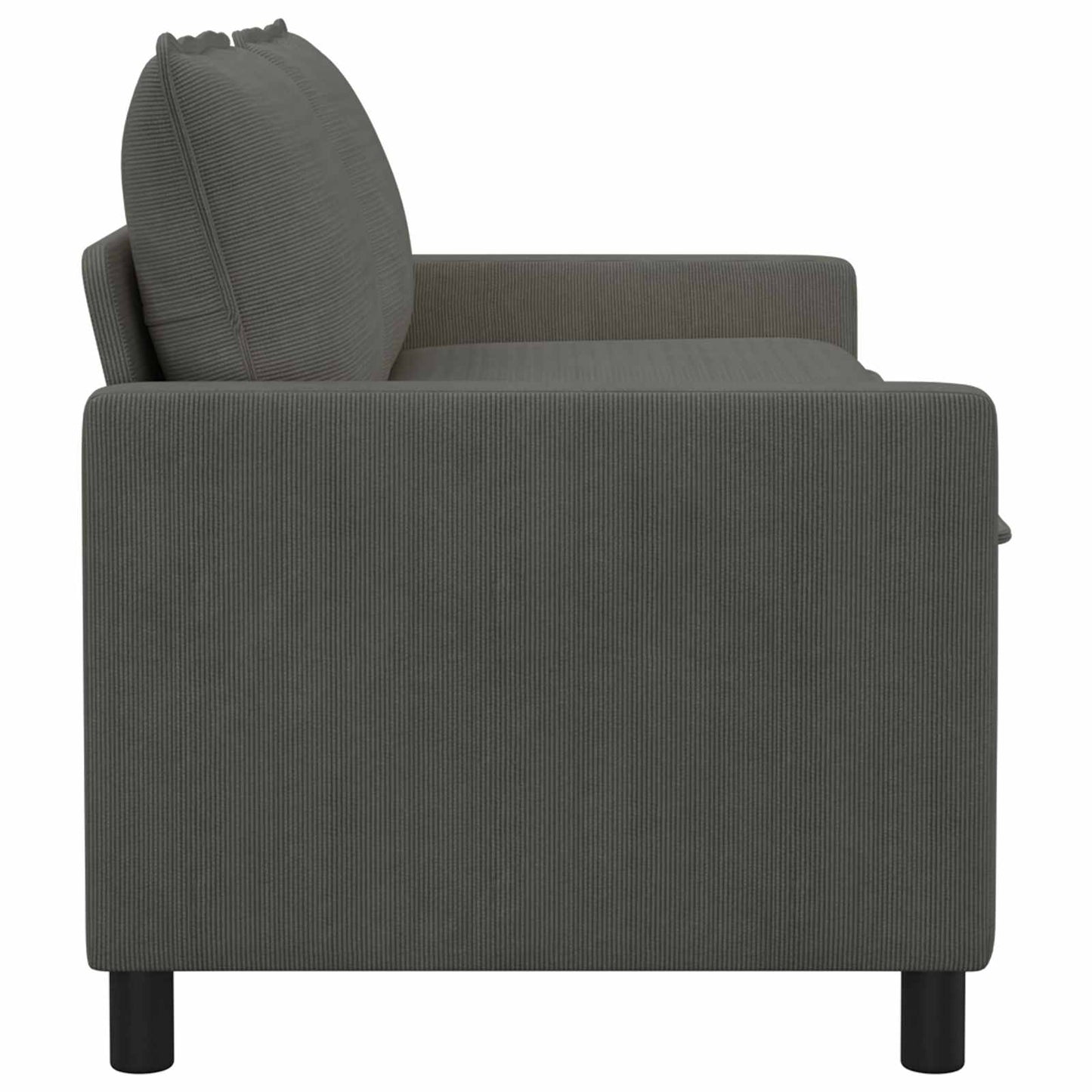 vidaXL Καναπές Σκούρο Γκρι 156 x 81 x 87,5 εκ Ύφασμα