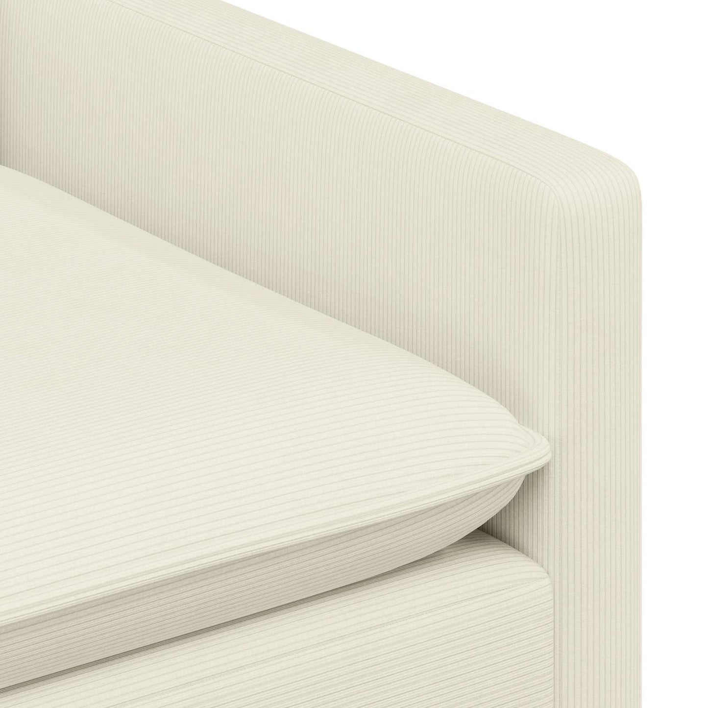 vidaXL Καναπές Κρεμ 156 x 81 x 87,5 εκ Ύφασμα