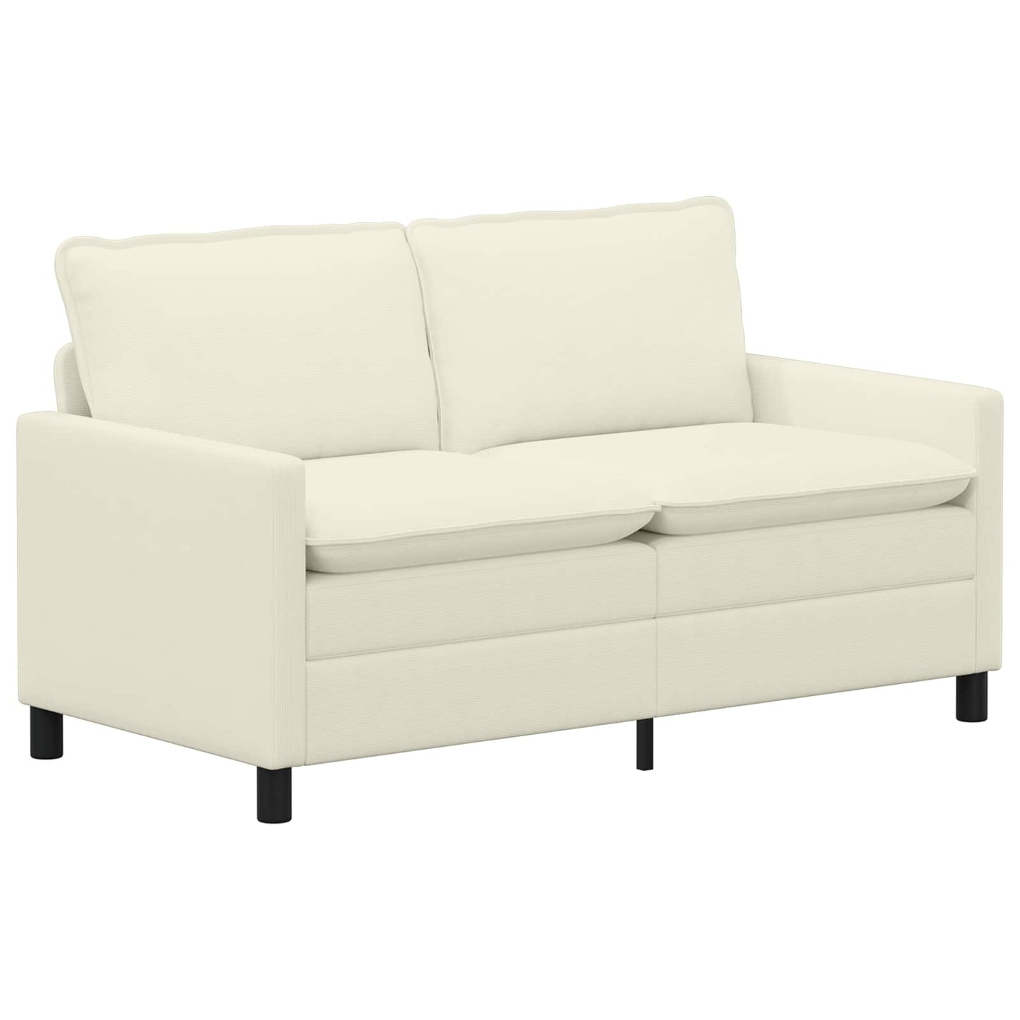 vidaXL Καναπές Κρεμ 156 x 81 x 87,5 εκ Ύφασμα