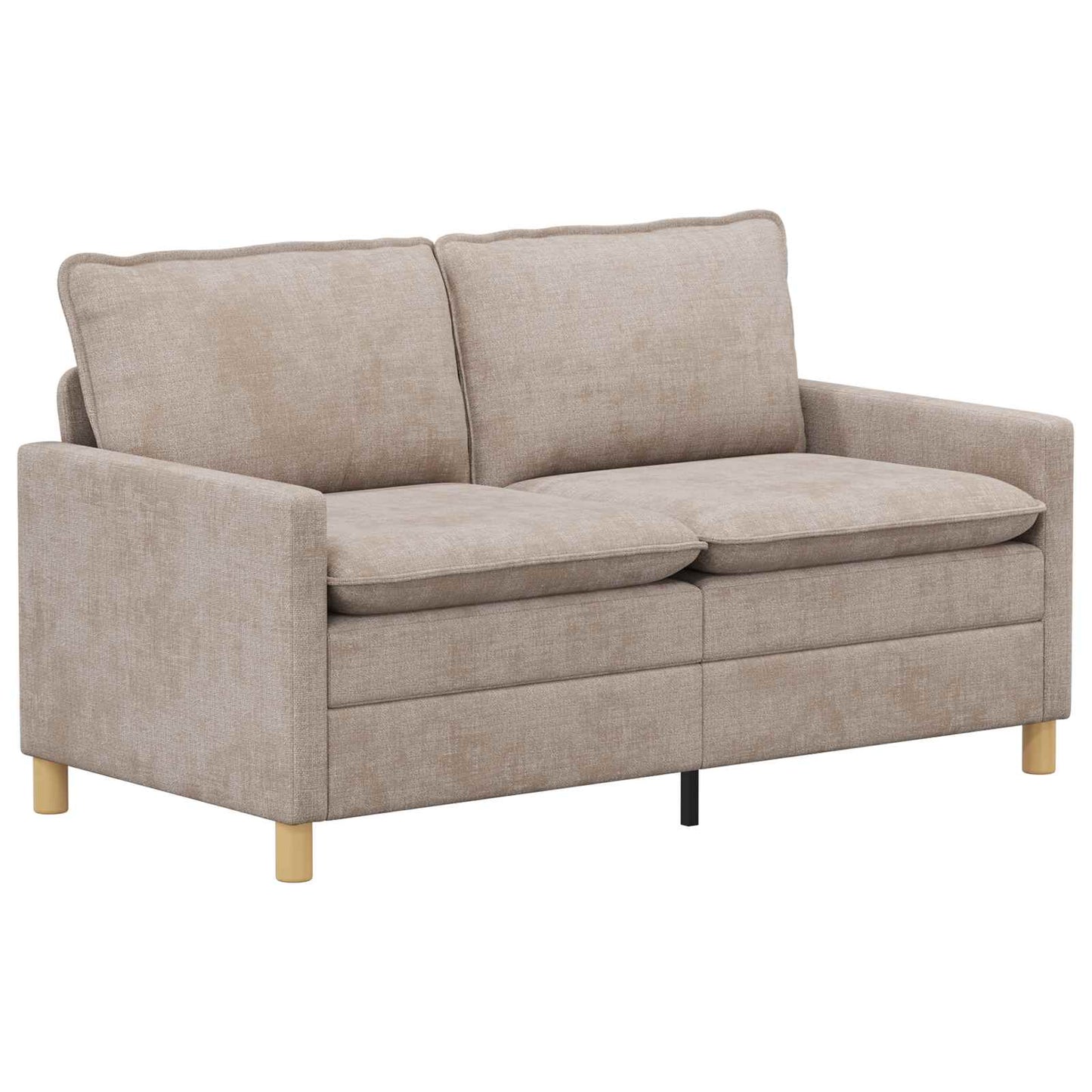 vidaXL Καναπές Μπεζ 156 x 81 x 87,5 εκ Πολυεστέρας