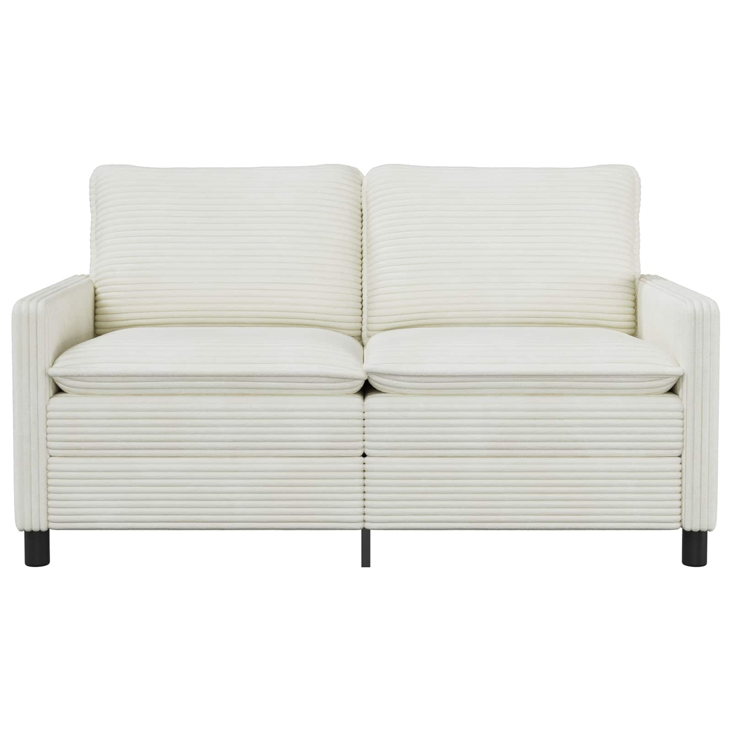 vidaXL Καναπές Κρεμ 156 x 81 x 87,5 εκ Πολυεστέρας