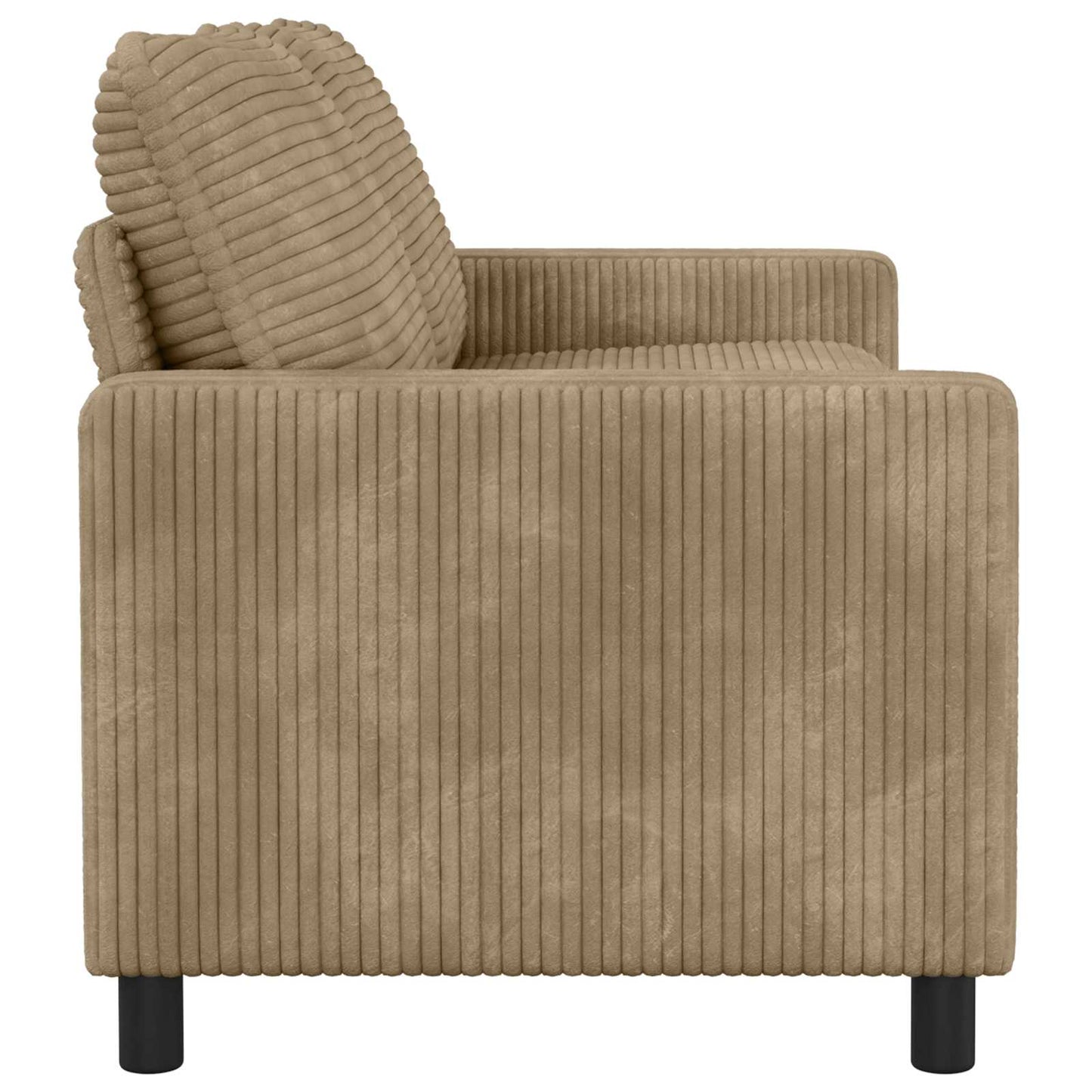 vidaXL Καναπές Taupe 156 x 81 x 87,5 εκ Πολυεστέρας