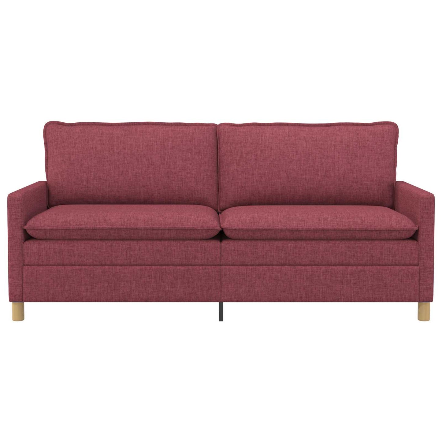 vidaXL Καναπές Κόκκινο 196 x 81 x 87,5 εκ. Ύφασμα