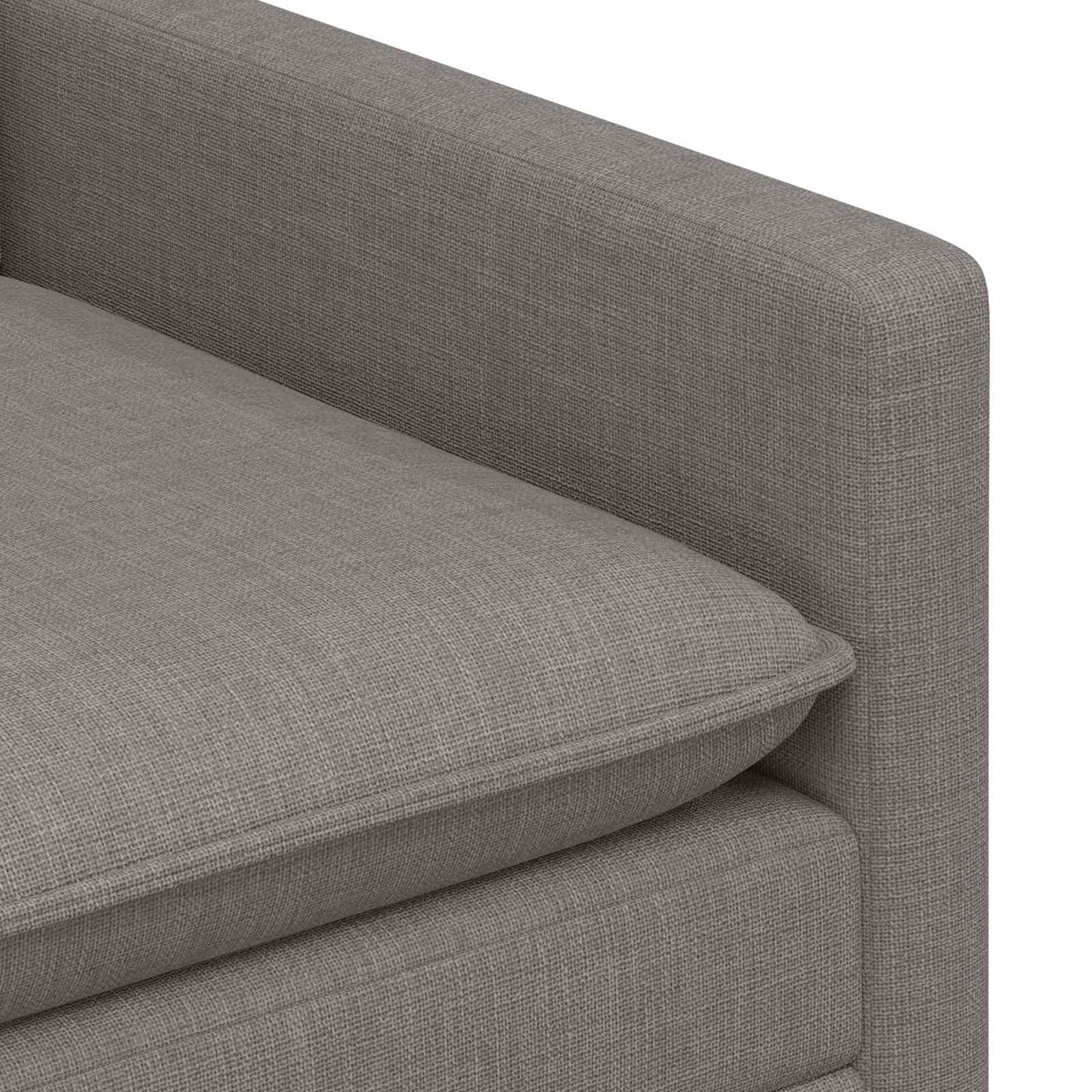 vidaXL Καναπές Taupe Ύφασμα