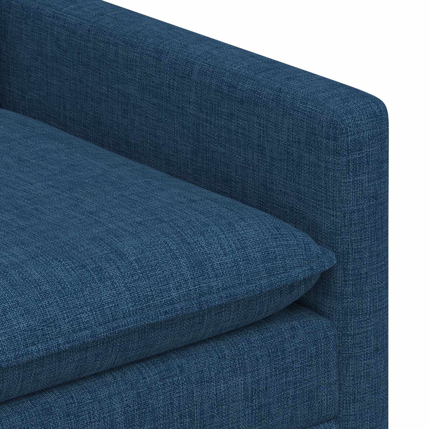 vidaXL Καναπές Μπλε 196 x 81 x 87,5 εκ. Ύφασμα