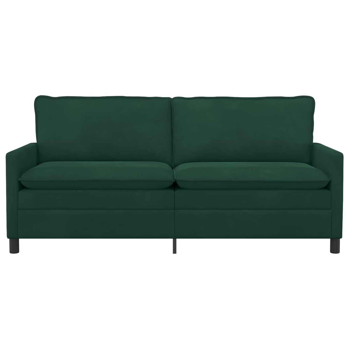 vidaXL Καναπές Σκούρο Πράσινο 196 x 81 x 87,5 εκ. Βελούδο