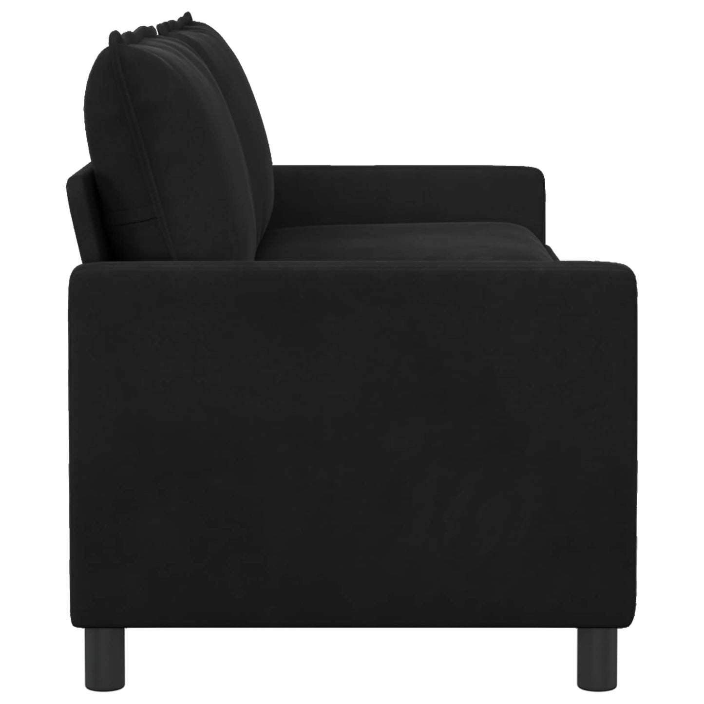 vidaXL Καναπές Μαύρο 196 x 81 x 87,5 εκ. Βελούδο