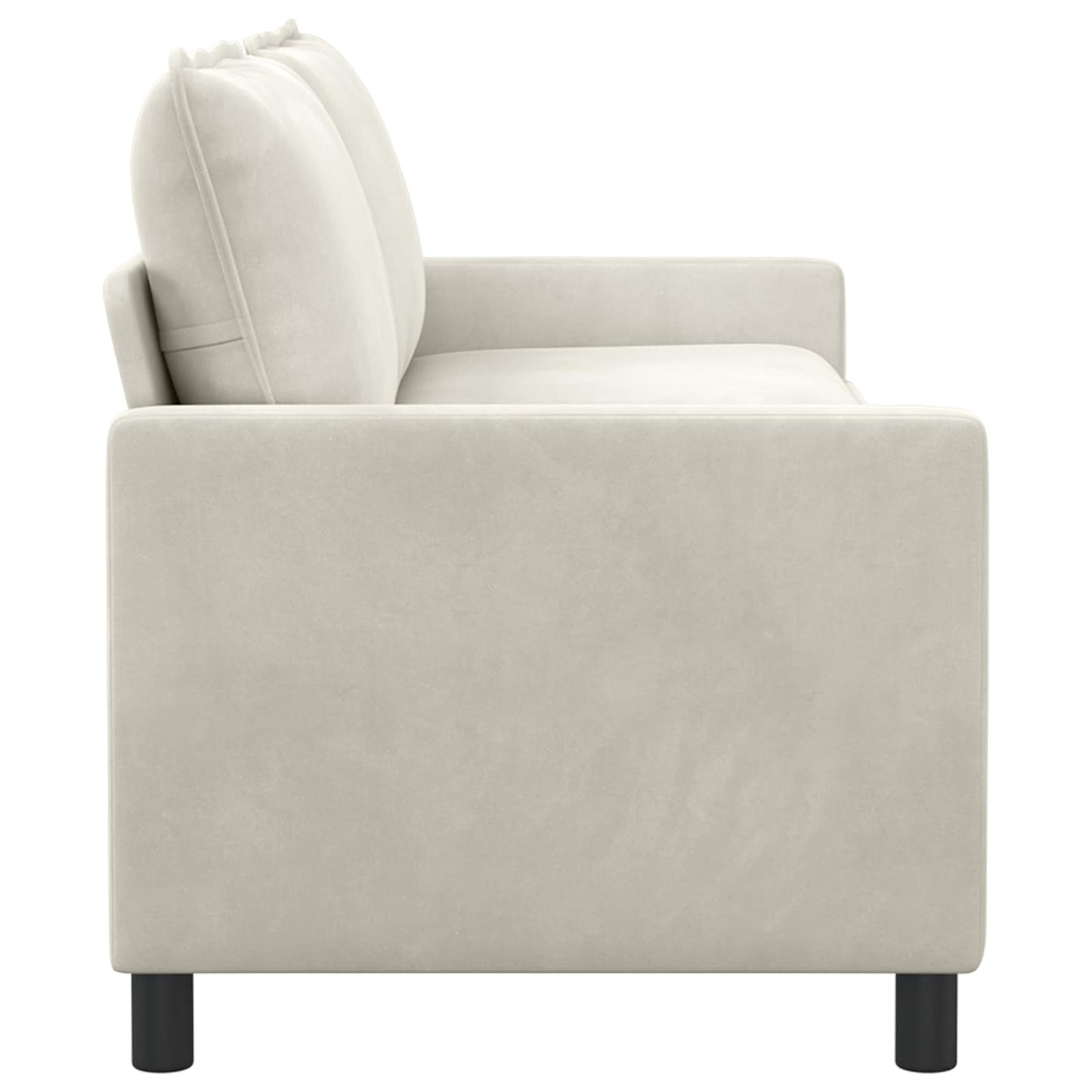 vidaXL Καναπές Κρεμ 196 x 81 x 87,5 εκ. Βελούδο