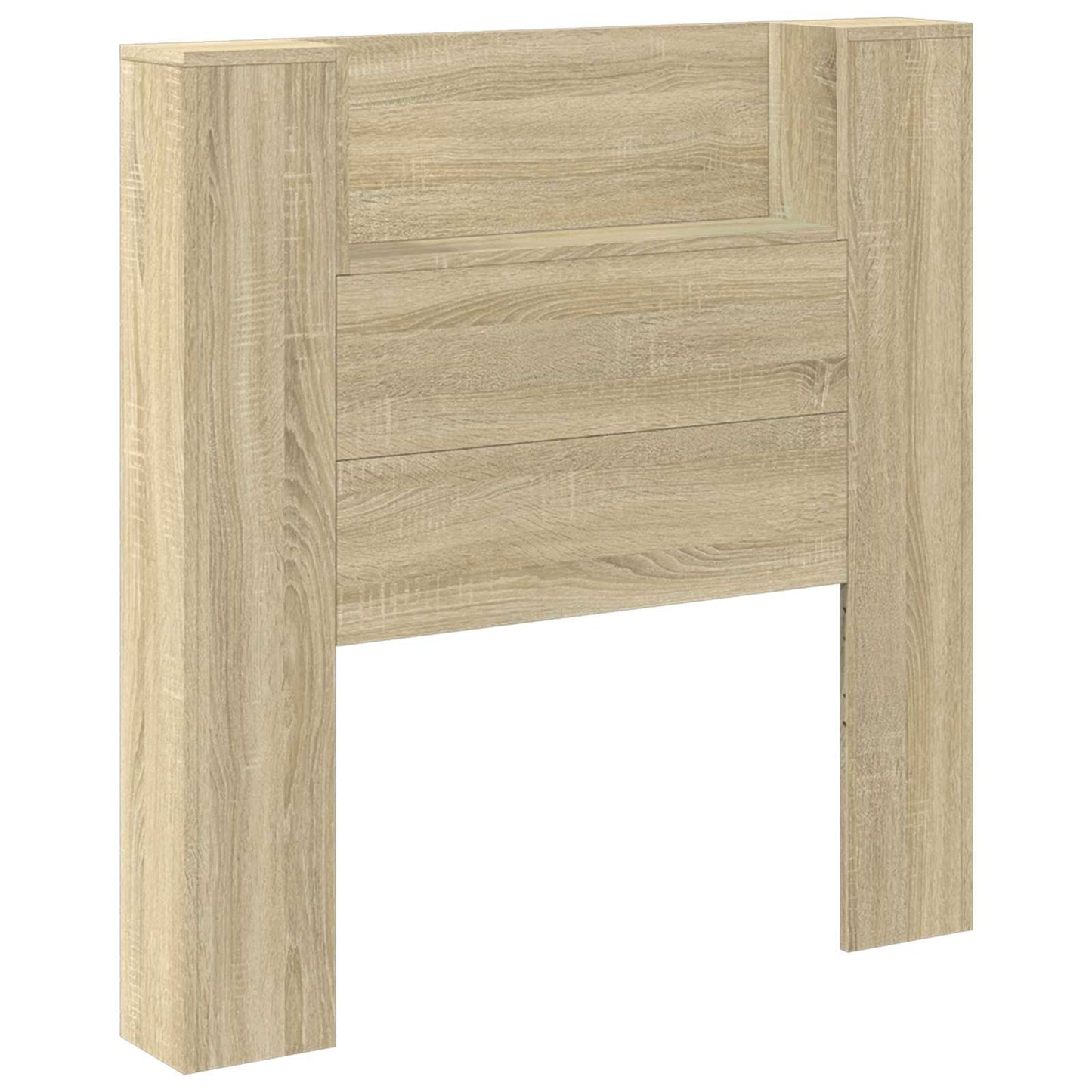 vidaXL Κεφαλάρι αποθήκευσης με LED Sonoma Δρυς Επεξεργασμένο Ξύλο