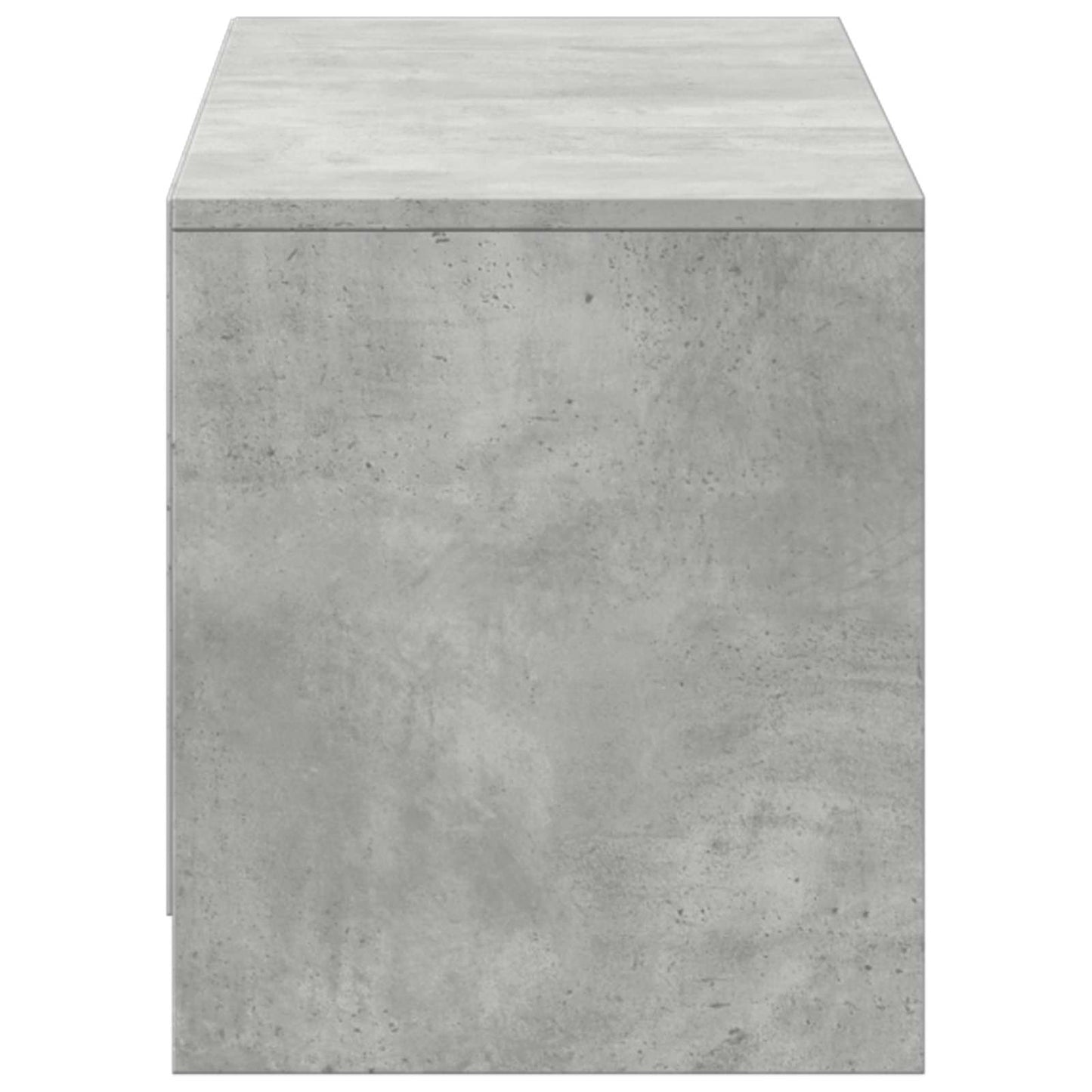 vidaXL Τηλεοπτική βιβλιοθήκη με LED Σκυρόχρωμο Γκρι 140 x 34 x 40 εκ