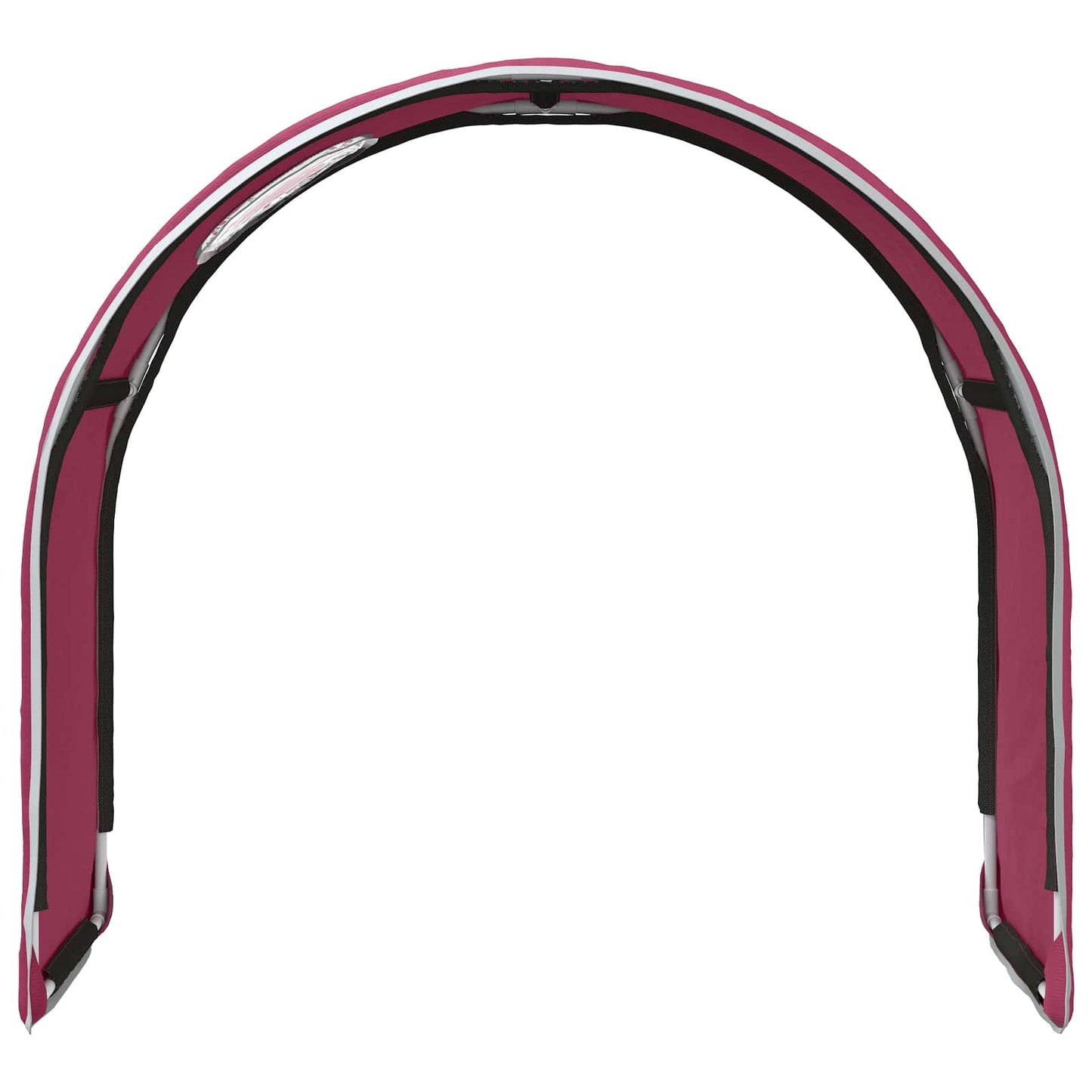 vidaXL Κρεβάτι Τούνελ 2 pcs Κόκκινο 211 x 52,5 x 2 εκ Πολυεστέρας