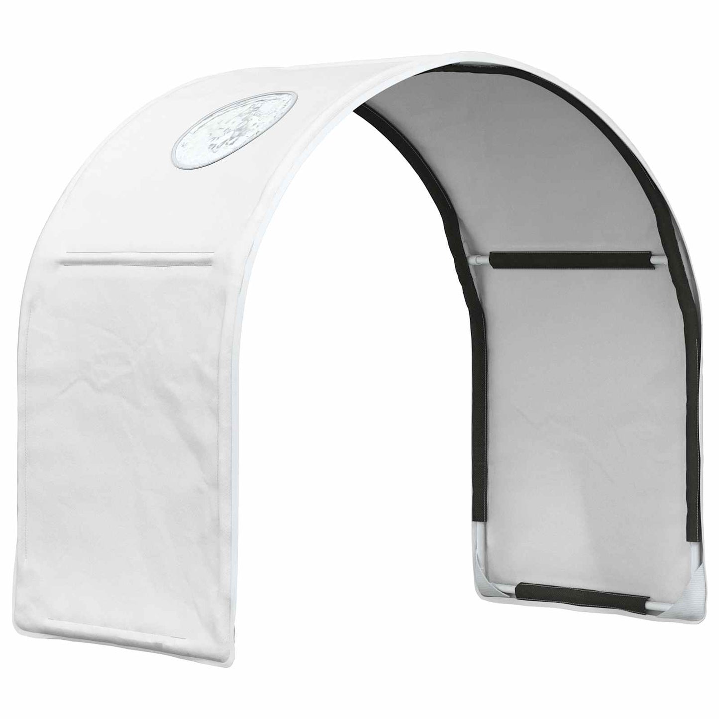 vidaXL Κρεβάτι Τούνελ 2 pcs Λευκό 211 x 52,5 x 2 εκ Πολυεστέρας