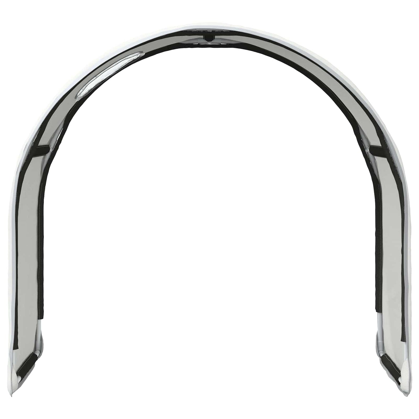 vidaXL Κρεβάτι Τούνελ 2 pcs Λευκό 211 x 52,5 x 2 εκ Πολυεστέρας
