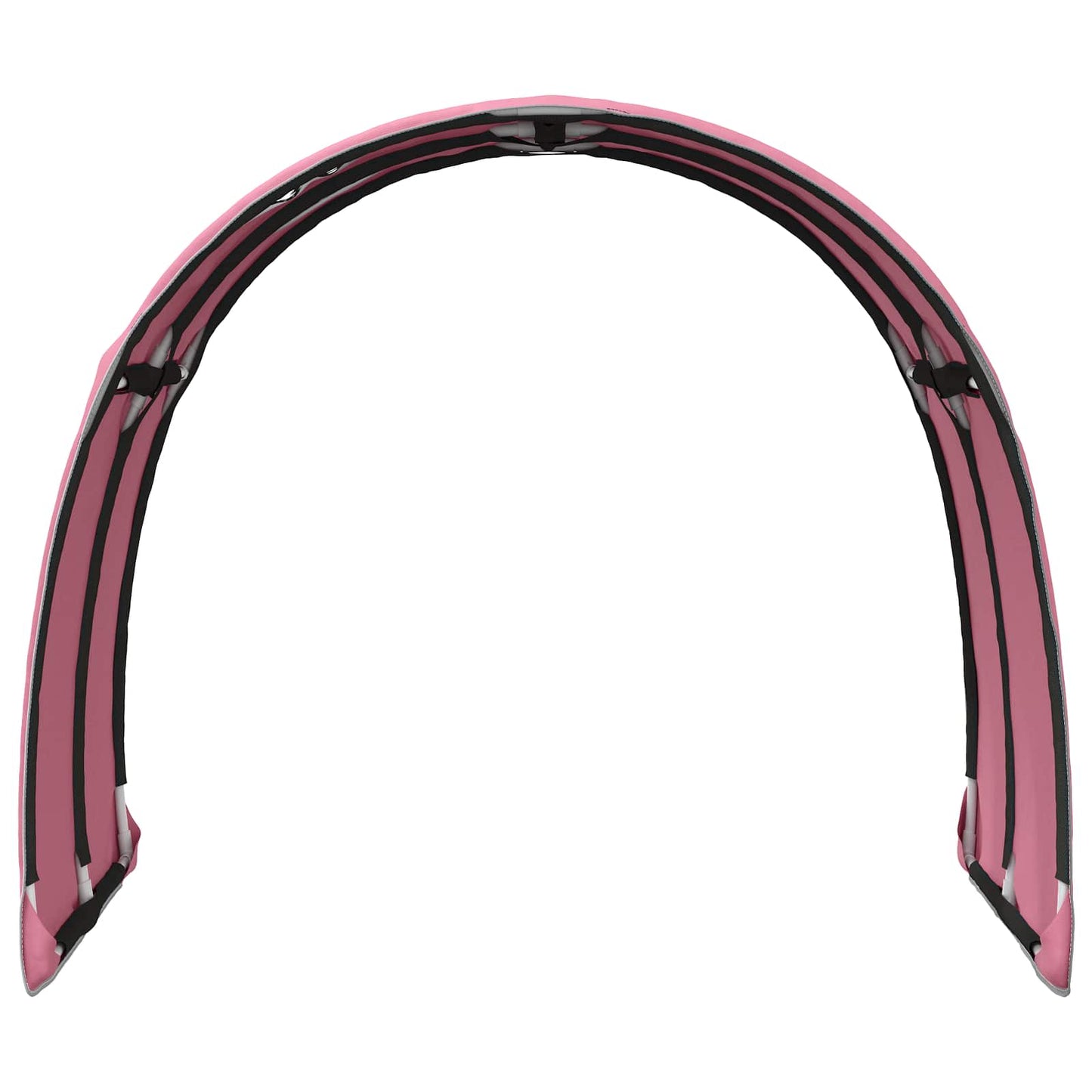 vidaXL Κρεβάτι Τούνελ 2 pcs Ροζ 211 x 67.5 x 2 εκ. Πολυεστέρας