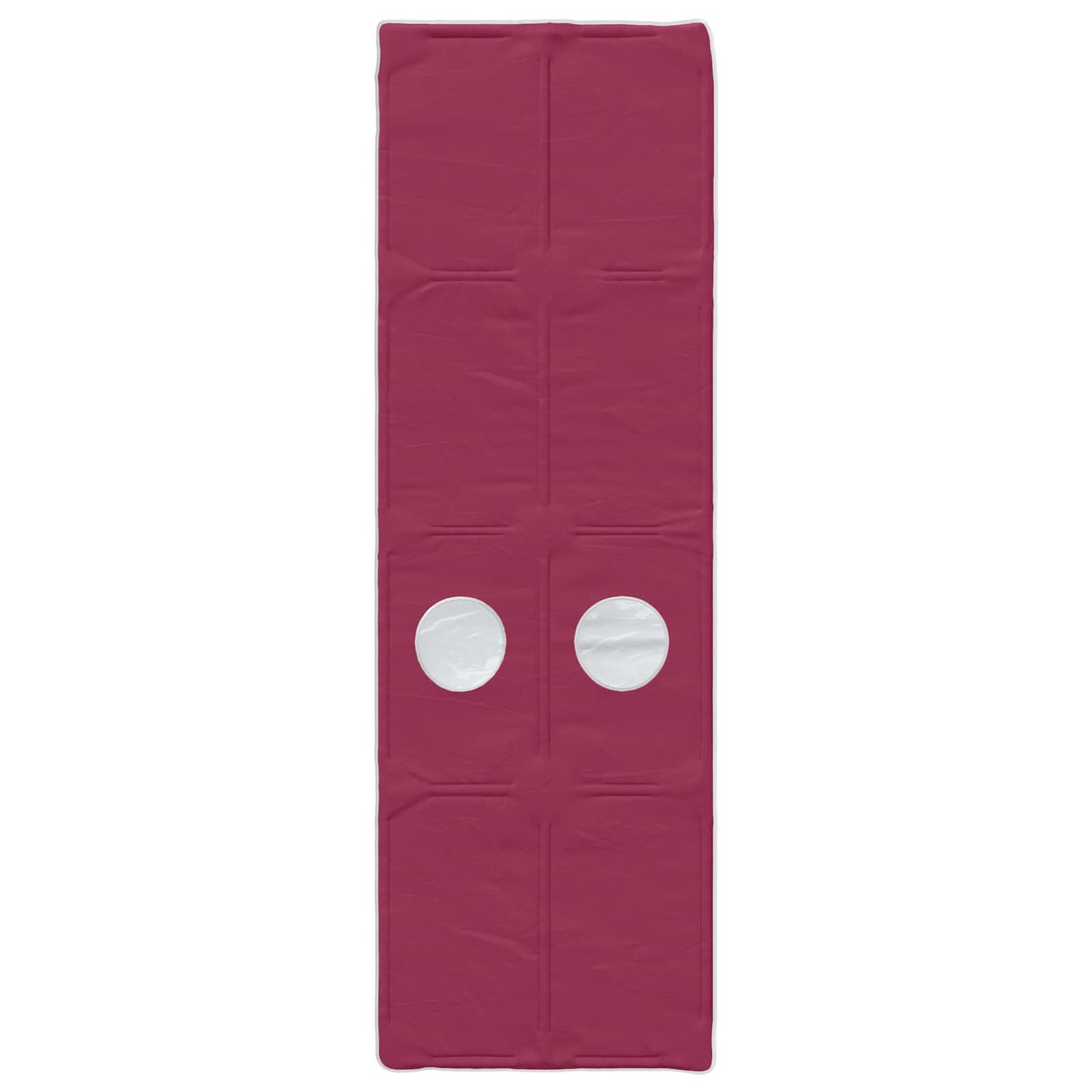 vidaXL Κρεβάτι Τούνελ 2 pcs Κόκκινο 211 x 67.5 x 2 εκ. Πολυεστέρας