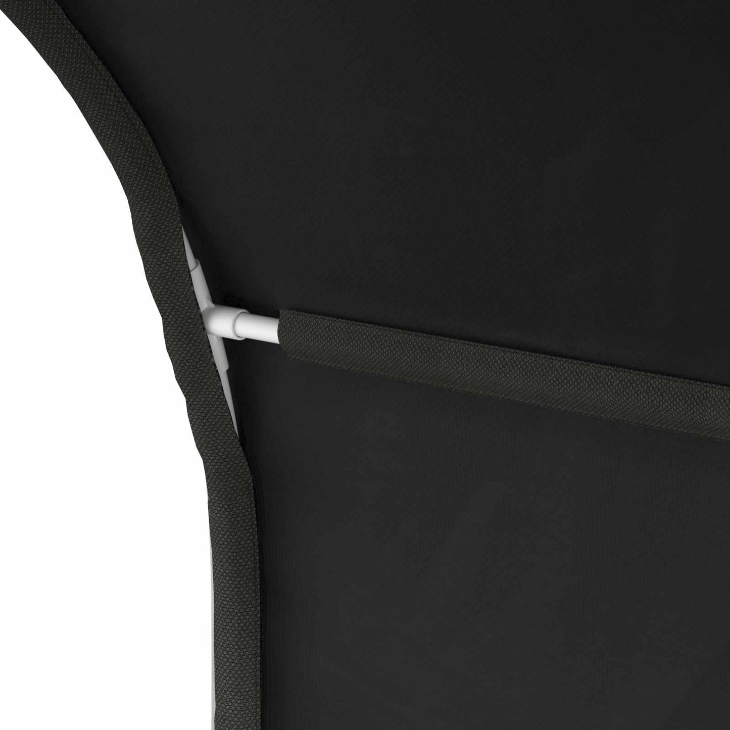vidaXL Κρεβάτι Τούνελ 2 pcs Μαύρο 211 x 67.5 x 2 εκ. Πολυεστέρας