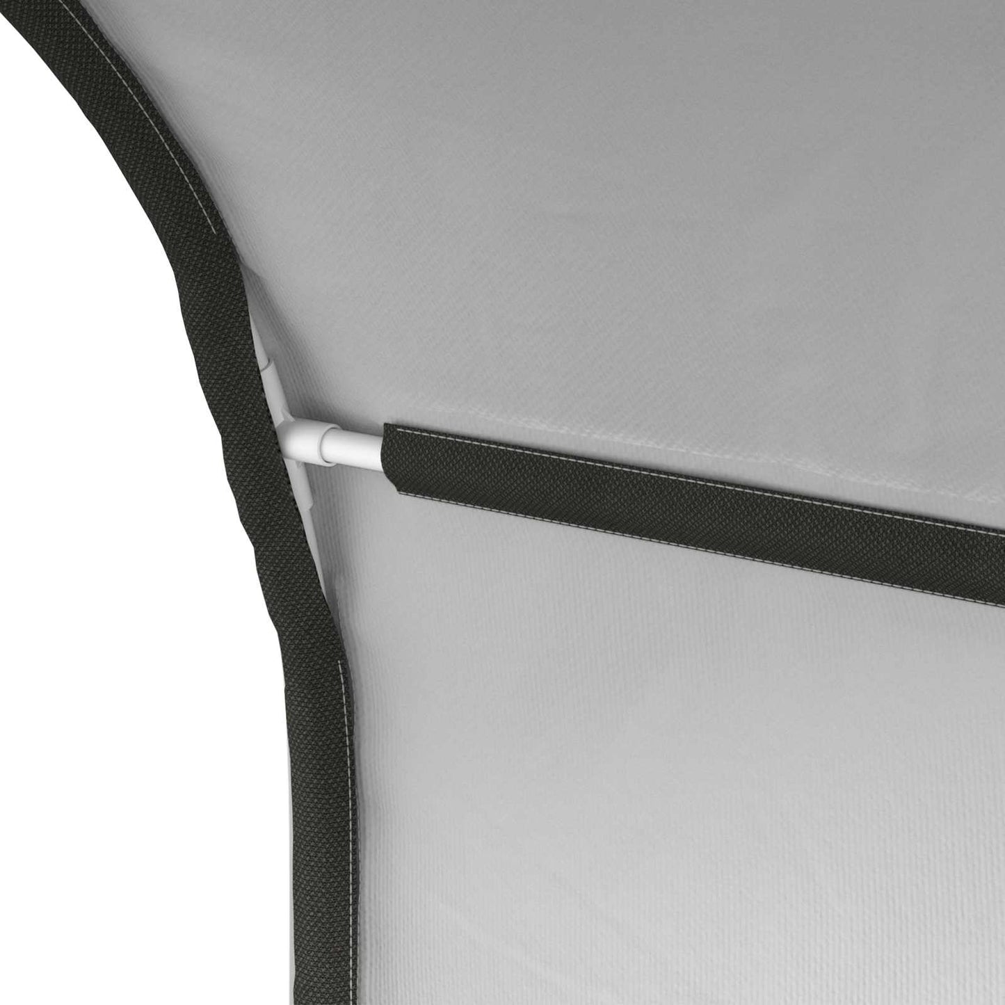 vidaXL Κρεβάτι Τούνελ 2 pcs Λευκό 211 x 67.5 x 2 εκ. Πολυεστέρας