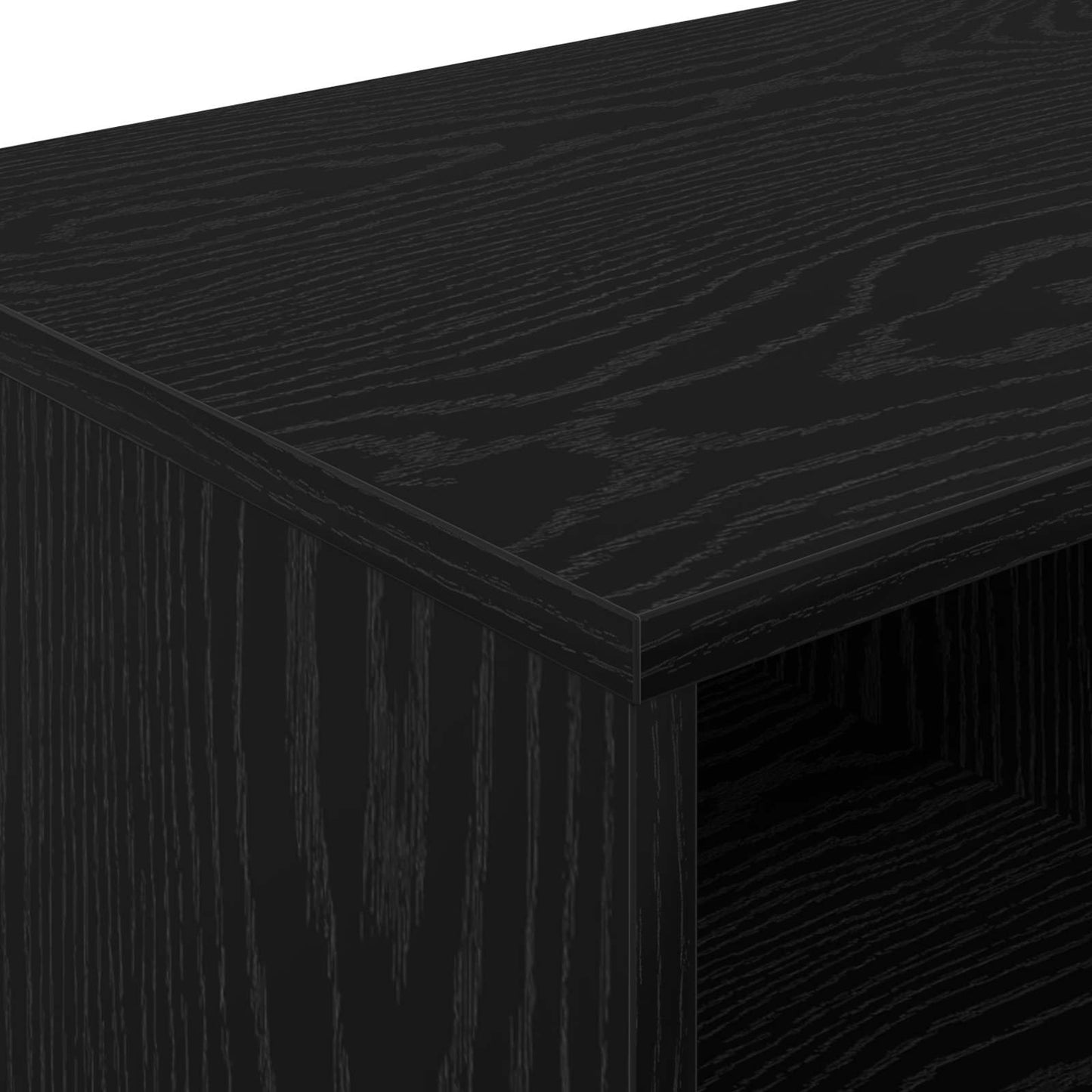 vidaXL Ντουλάπα Αποθήκευσης για Κρεβάτι σε Loft 2 τμχ. Μαύρη Δρυς