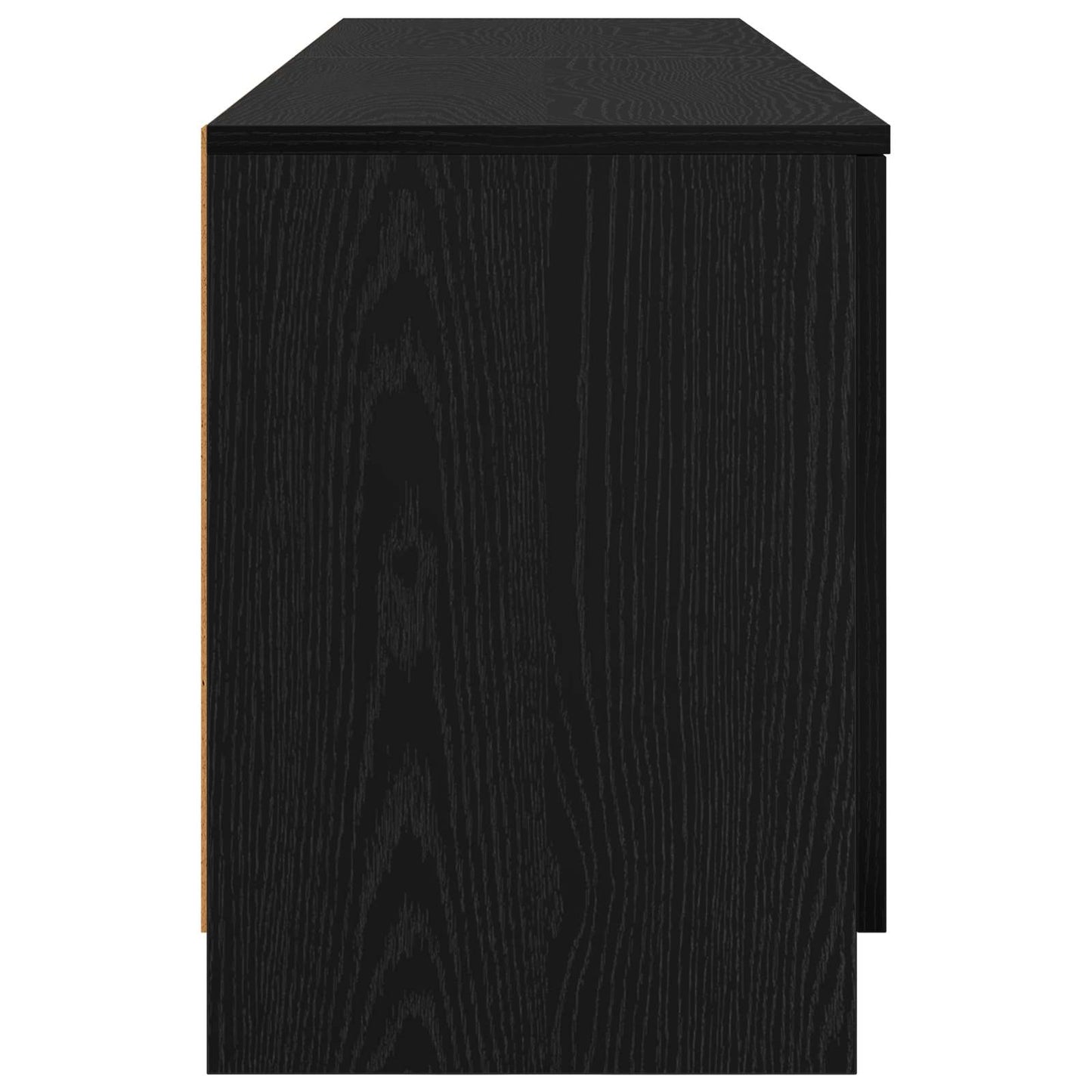 vidaXL Ντουλάπα Αποθήκευσης για Κρεβάτι σε Loft 2 τμχ. Μαύρη Δρυς