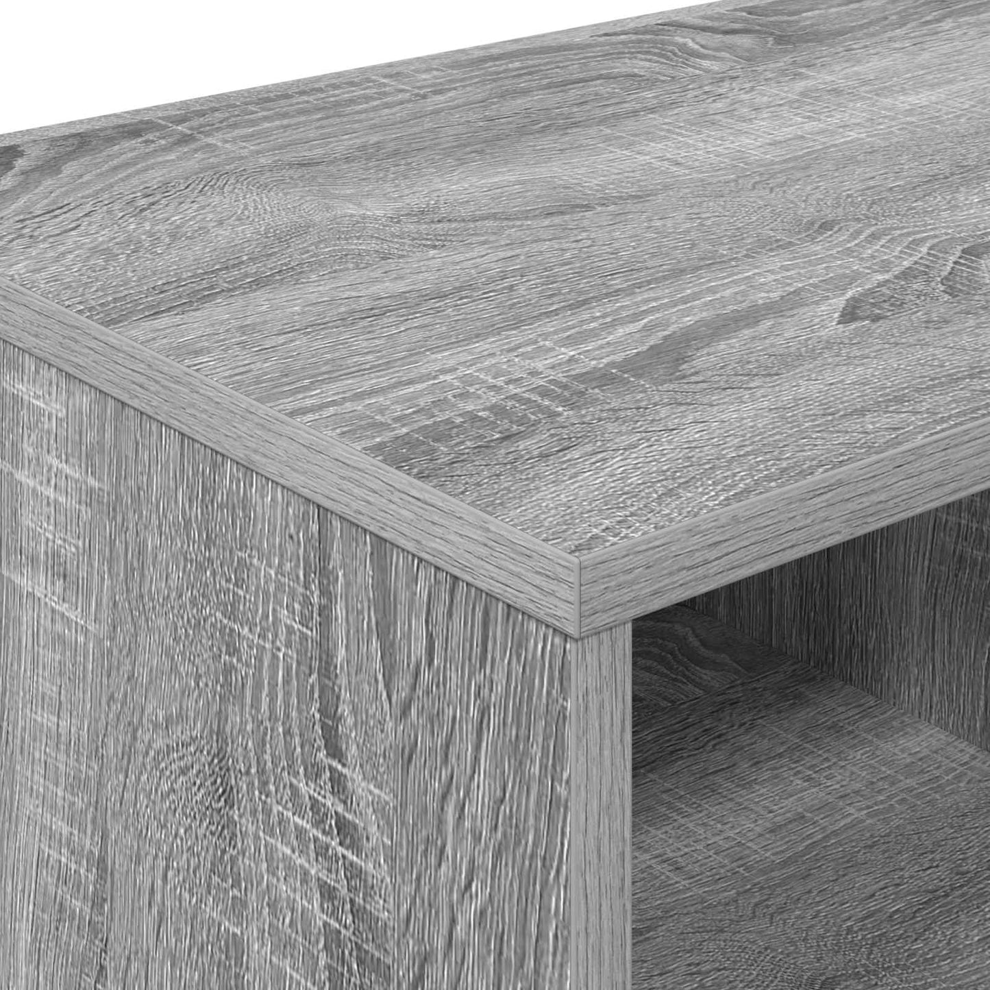 vidaXL Ντουλάπα Αποθήκευσης για Κρεβάτι σε Loft 2 τμχ. Γκρι Sonoma