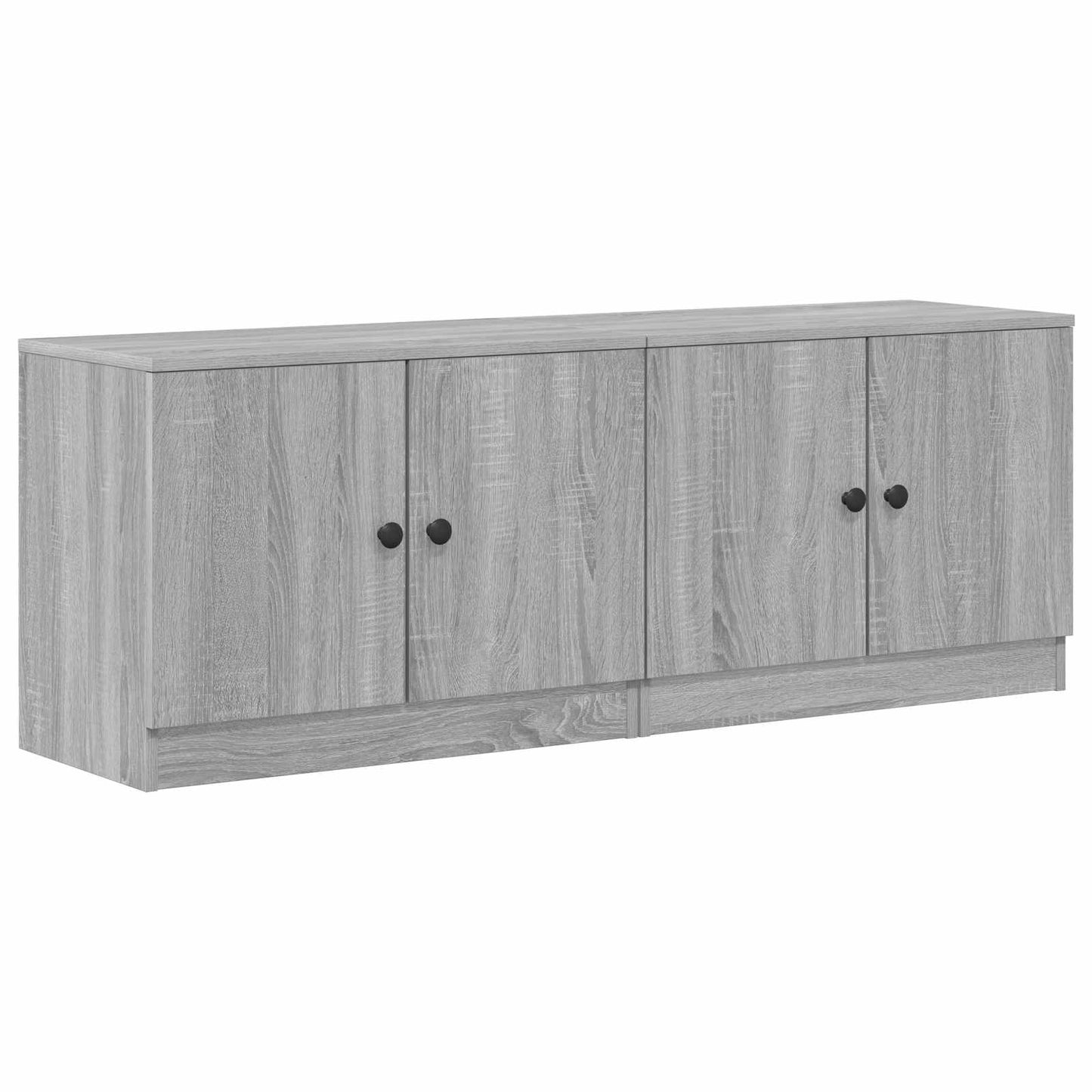 vidaXL Ντουλάπα Αποθήκευσης για Κρεβάτι σε Loft 2 τμχ. Γκρι Sonoma