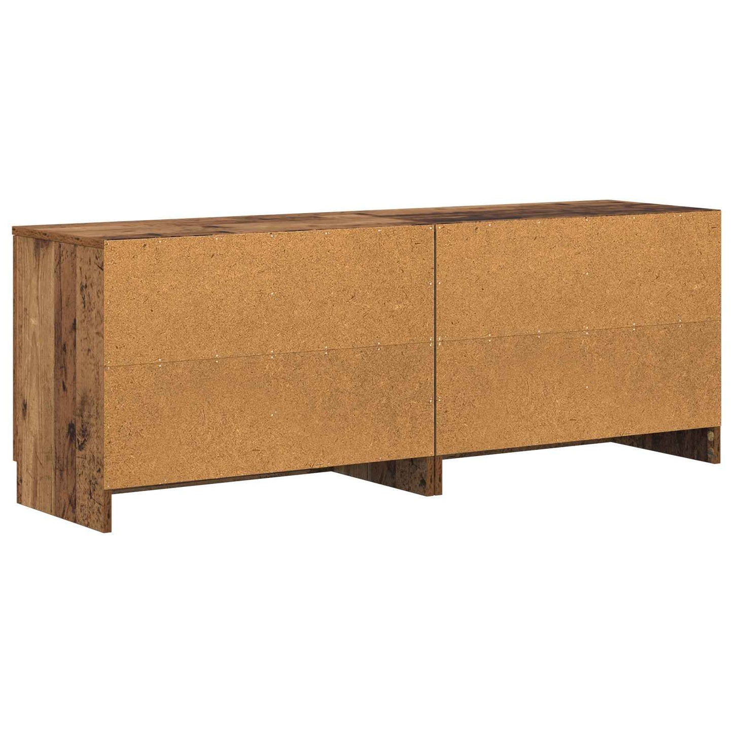 vidaXL Ντουλάπα Αποθήκευσης για Κρεβάτι σε Loft 2 τμχ. Παλαιωμένο ξύλο