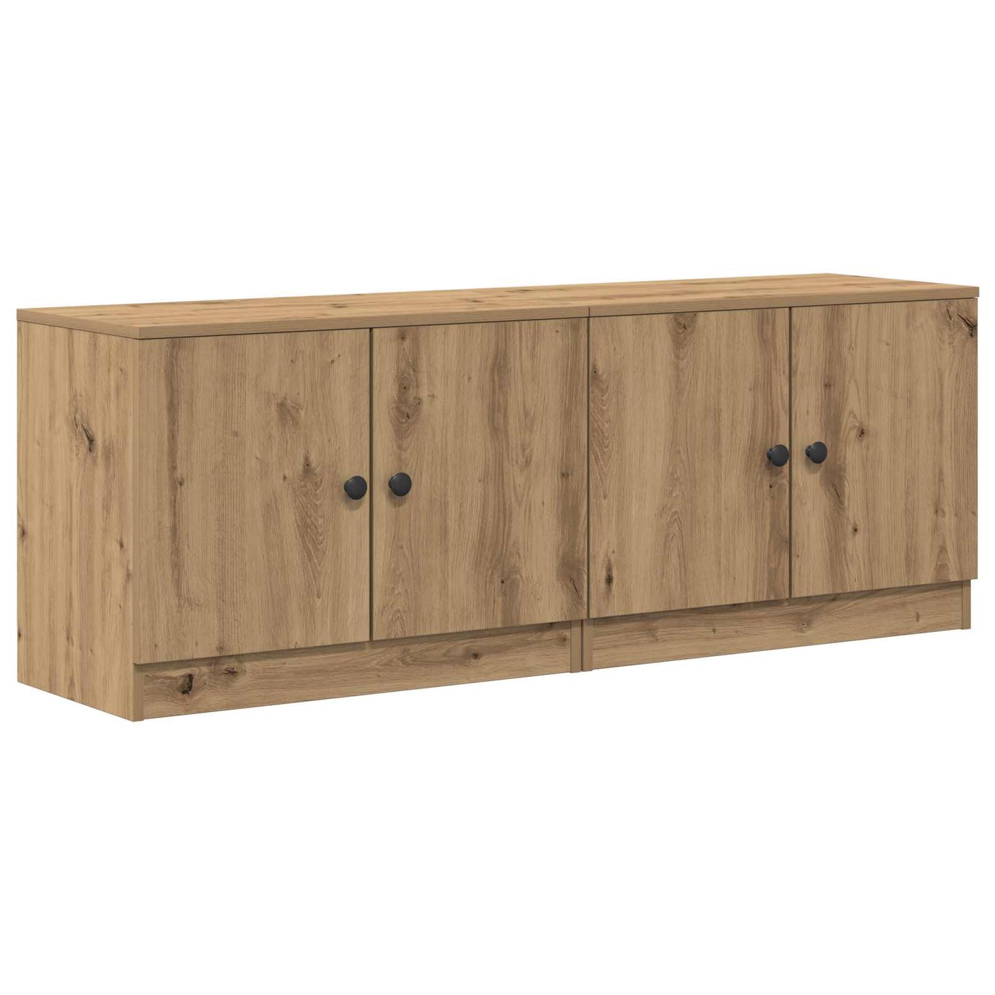vidaXL Ντουλάπα Αποθήκευσης για Κρεβάτι σε Loft 2 τμχ. Artisan Δρυς