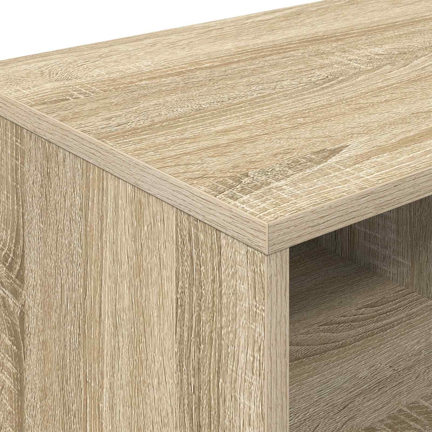 vidaXL Ντουλάπι κρεβατιού με ράφι 2 pcs Δρύς Sonoma 66 x 33 x 48 εκ.