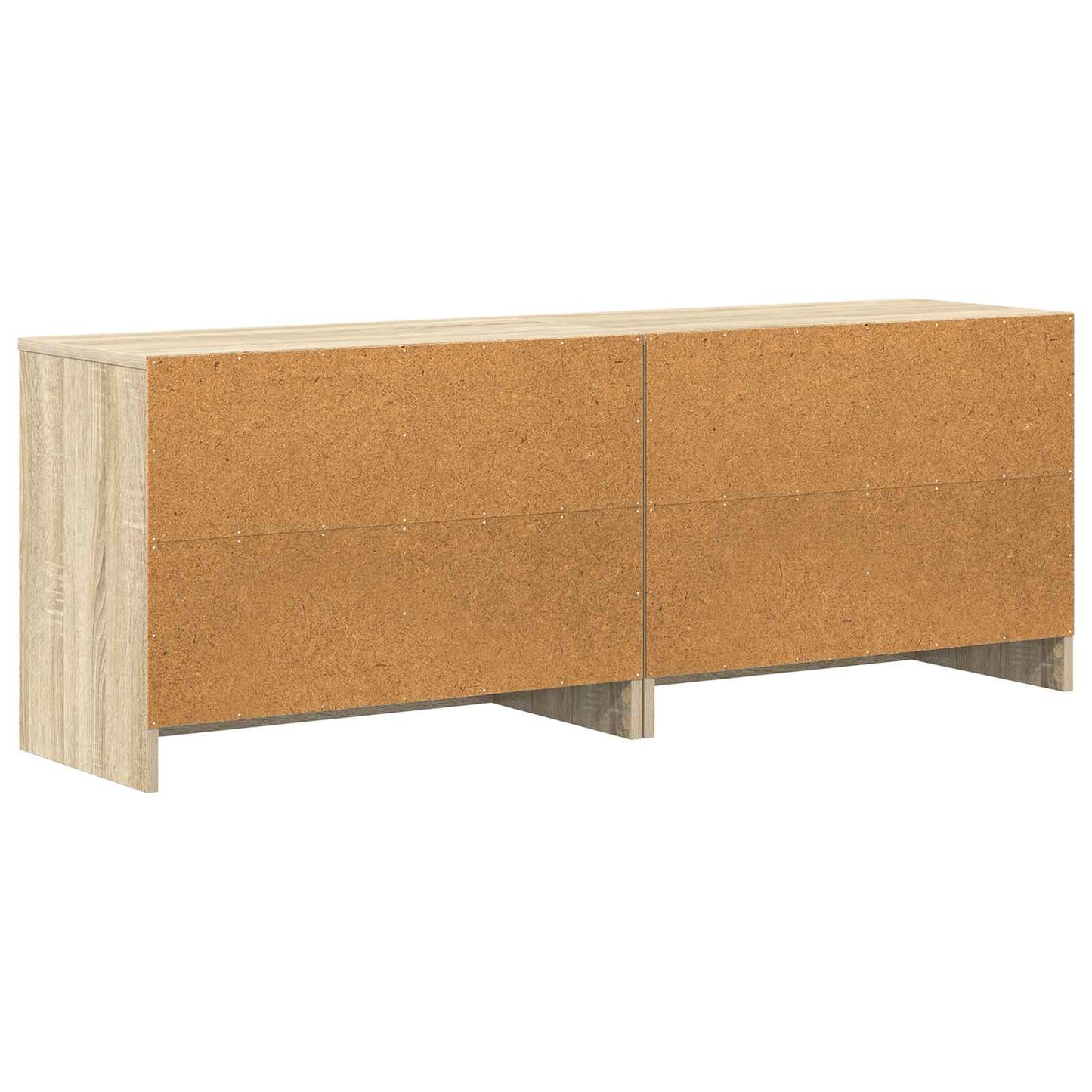vidaXL Ντουλάπι κρεβατιού με ράφι 2 pcs Δρύς Sonoma 66 x 33 x 48 εκ.