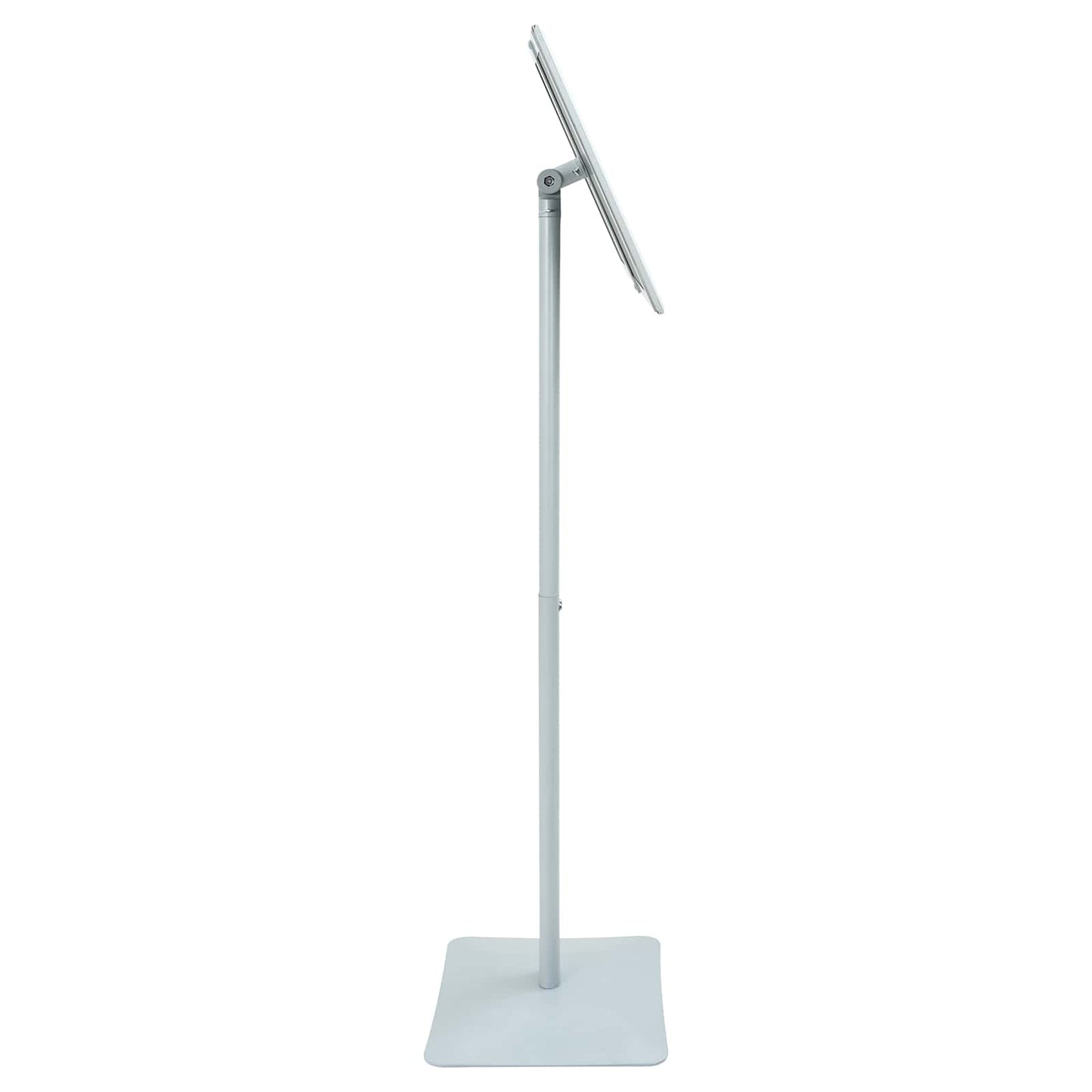 vidaXL Πόδι αφίσας Ασημί 32,5 x 27 x 126 εκ. Σιδηρούν χυτοσίδηρο