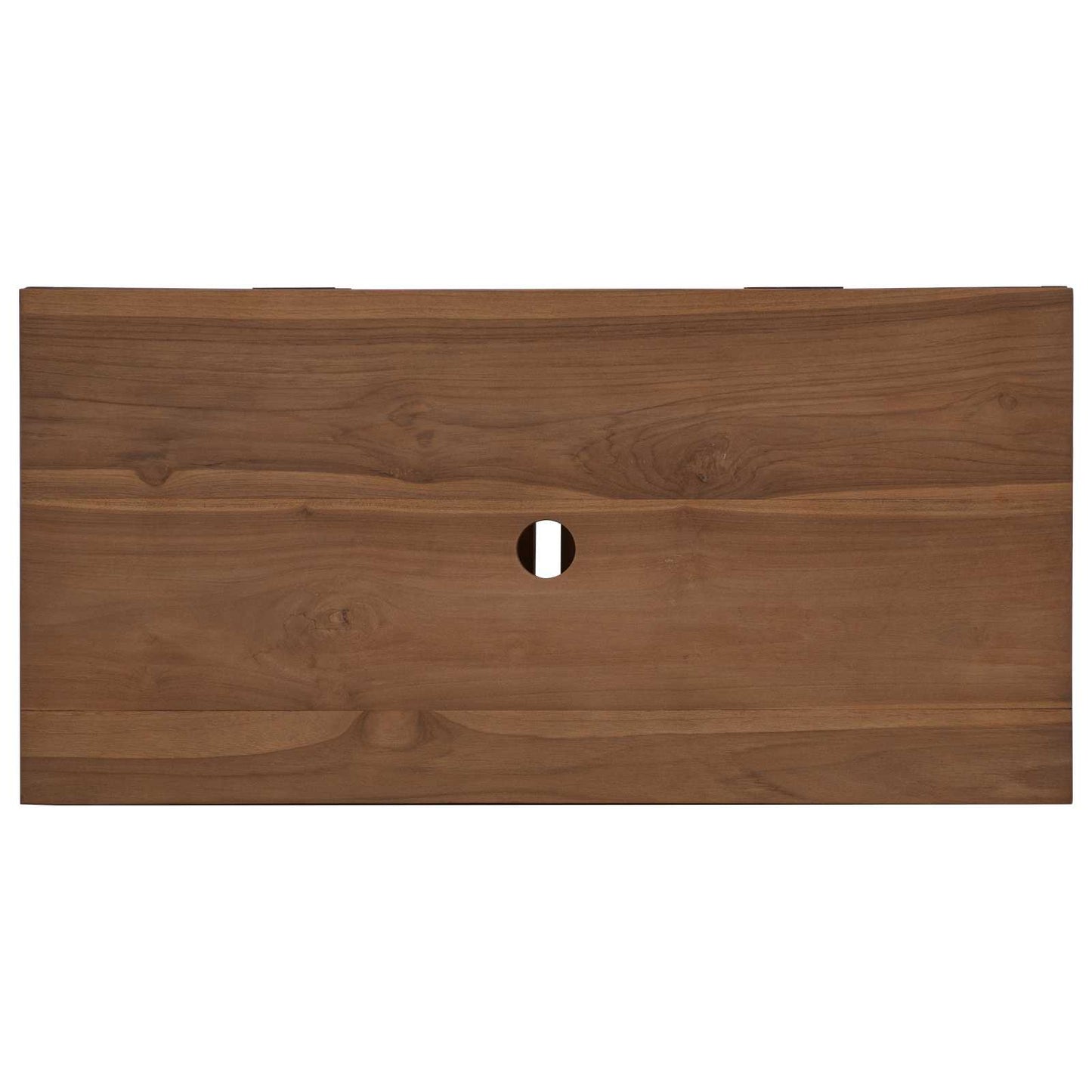vidaXL Ντουλάπι Μπάνιου Φυσικό 90 x 45 x 75 cm Στερεό Ξύλο Τίκ