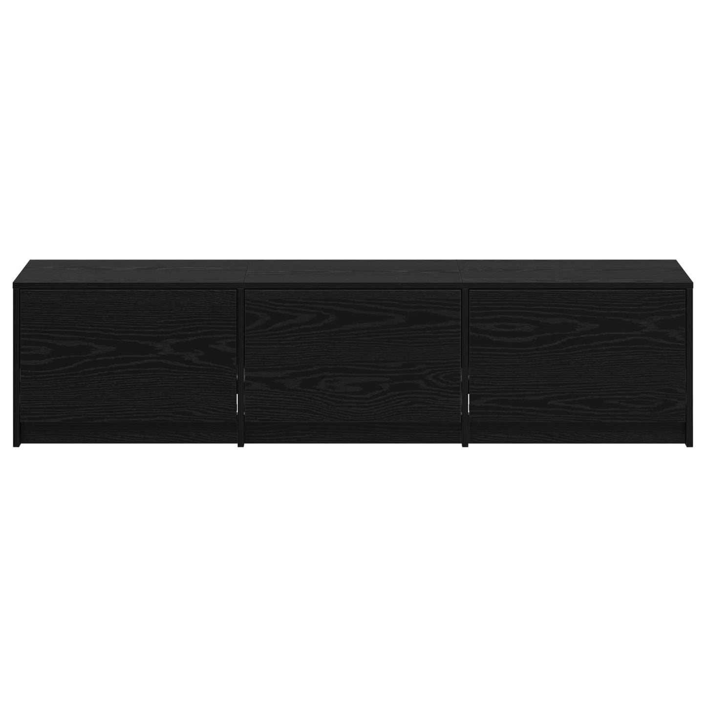 vidaXL Ντουλάπι TV Μαύρη Οξυά 165 x 34 x 40 εκ. Επεξεργασμένο ξύλο