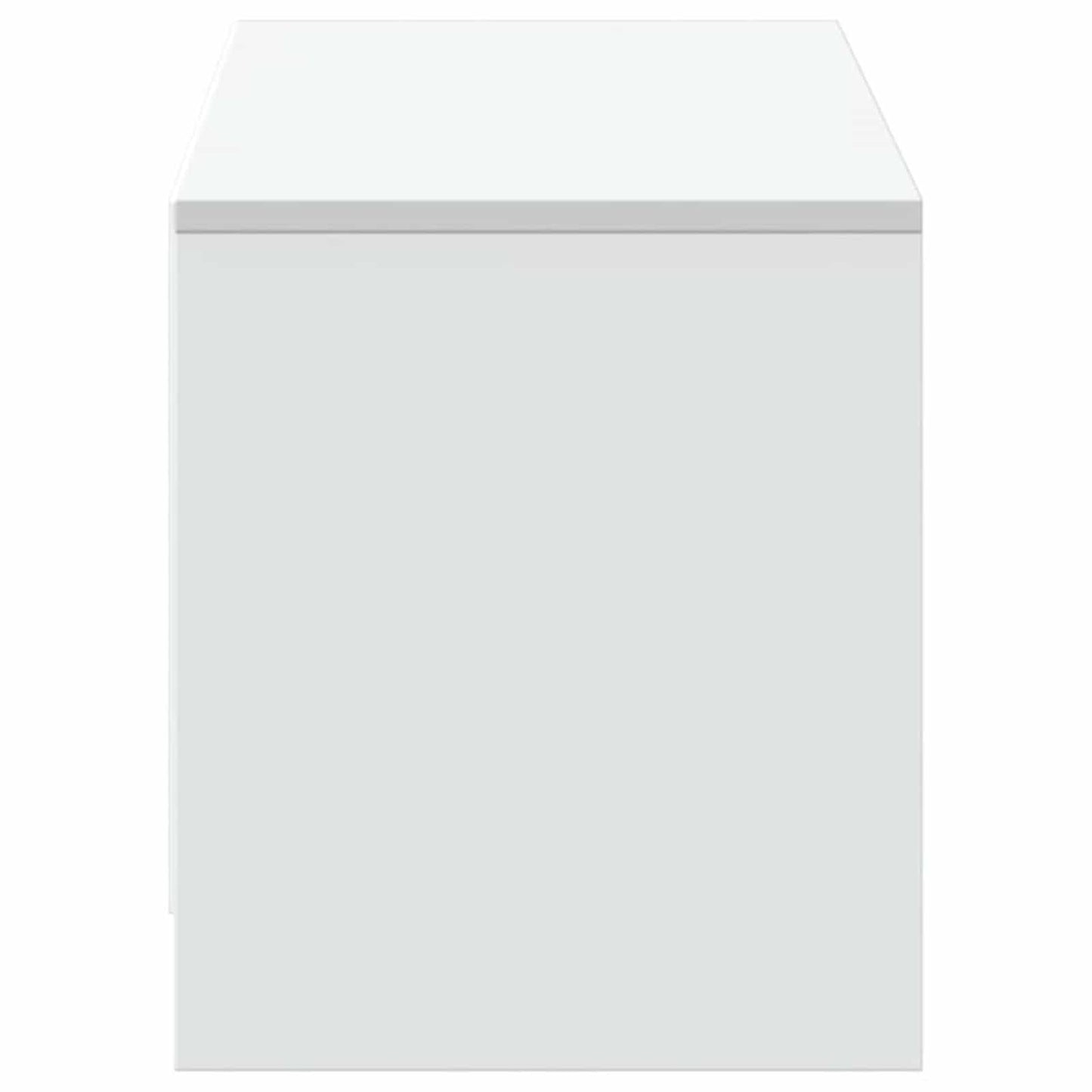 vidaXL Ντουλάπι TV με led Λευκό 140 x 34 x 40 εκ Επεξεργασμένο ξύλο